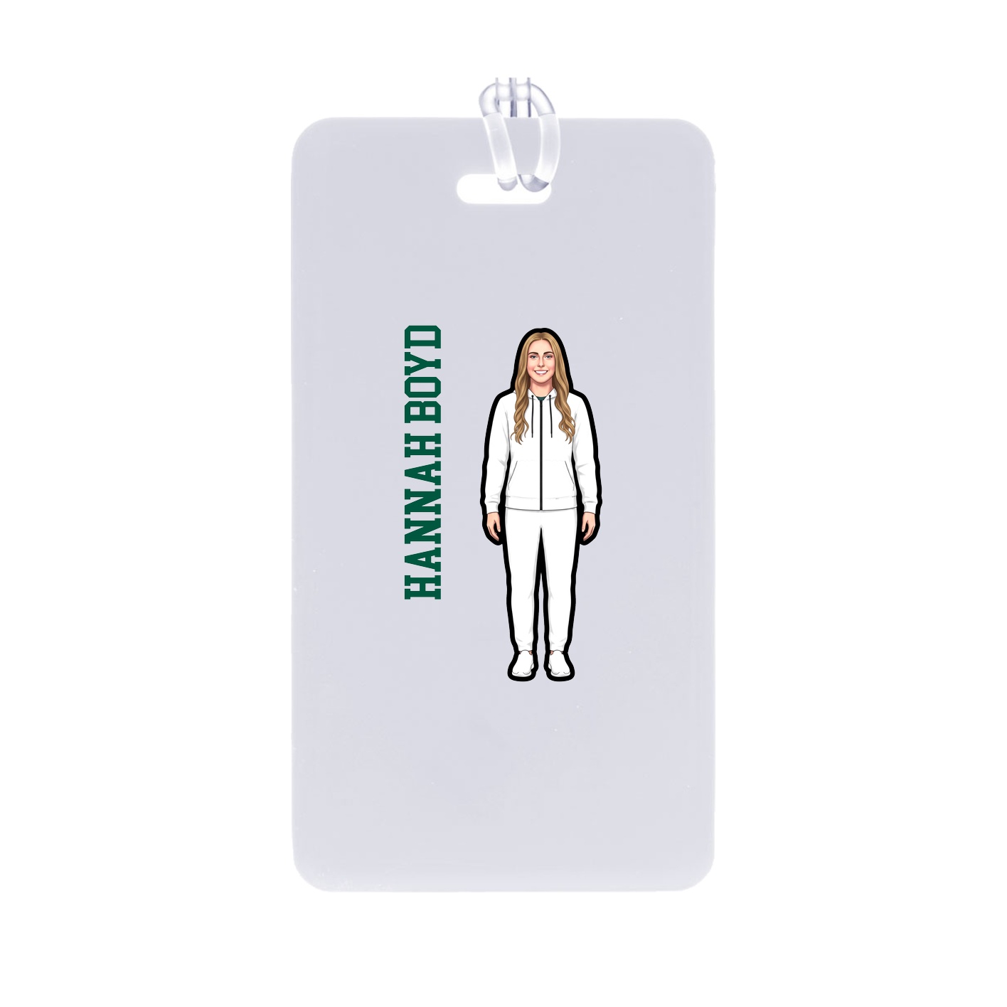 Bag Tag — Name Vertical in Classic