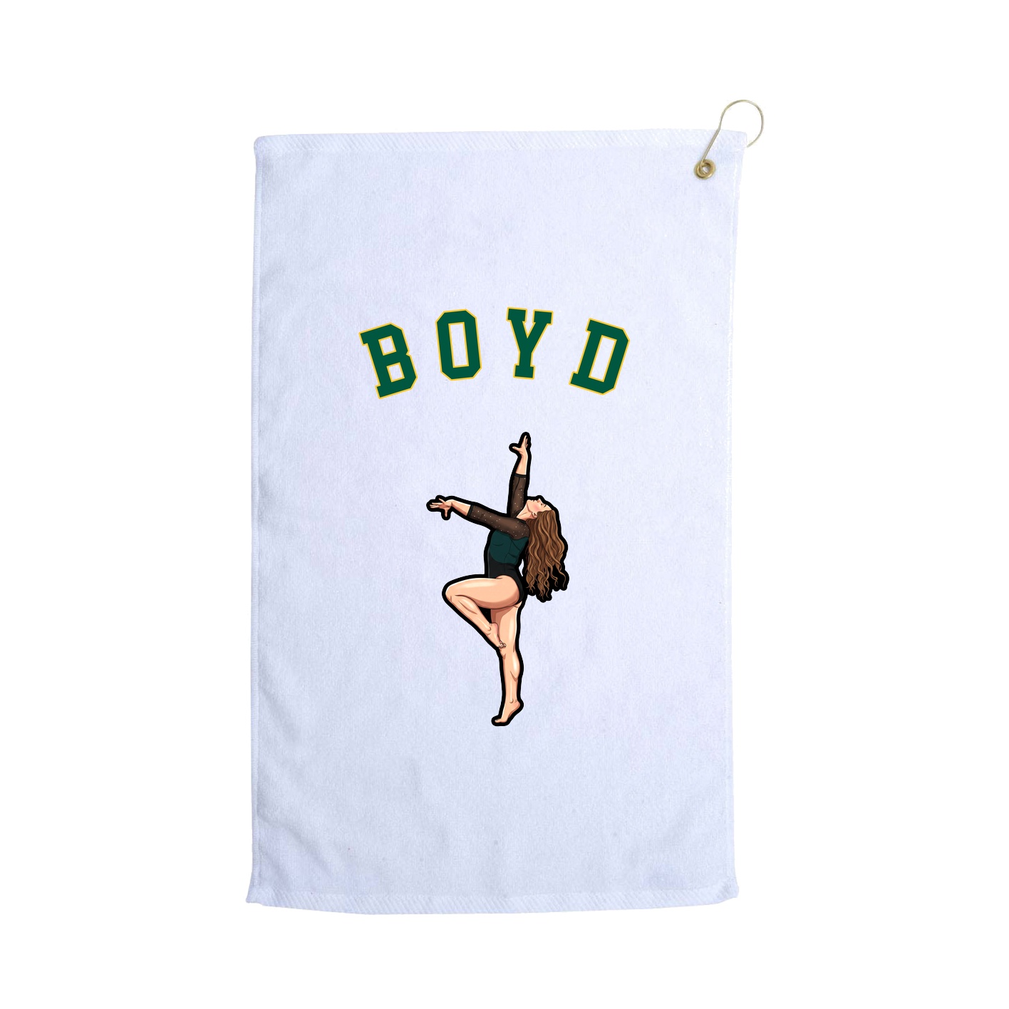Golf Towel — Shirsey Arch in White