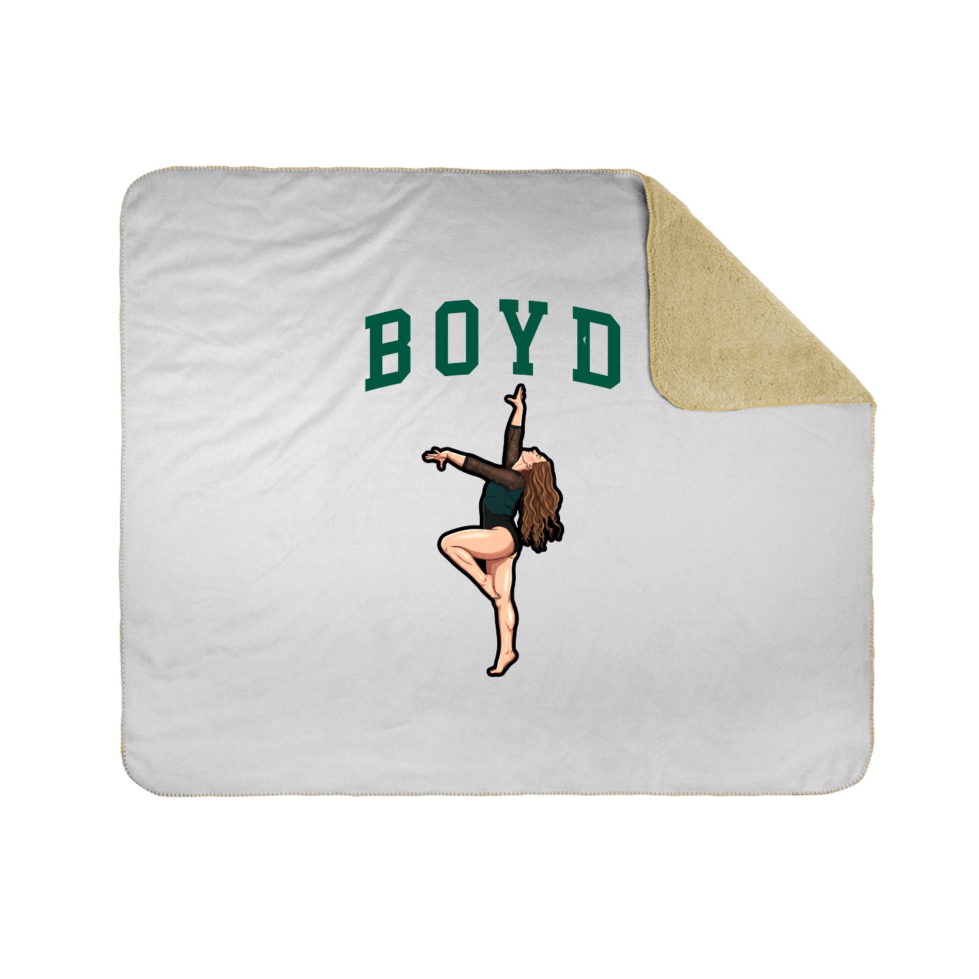Throw Blanket — Shirsey in White