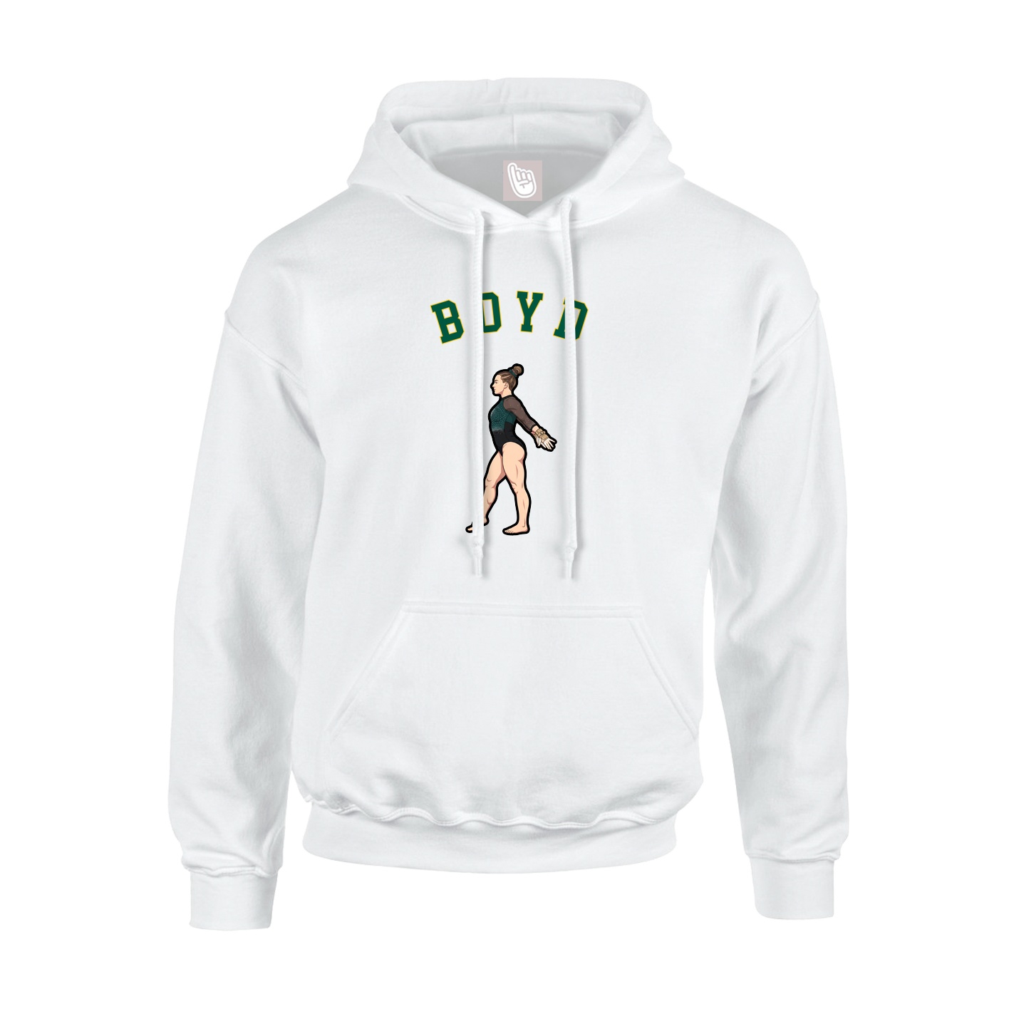 Hoodie — Shirsey Arch in White