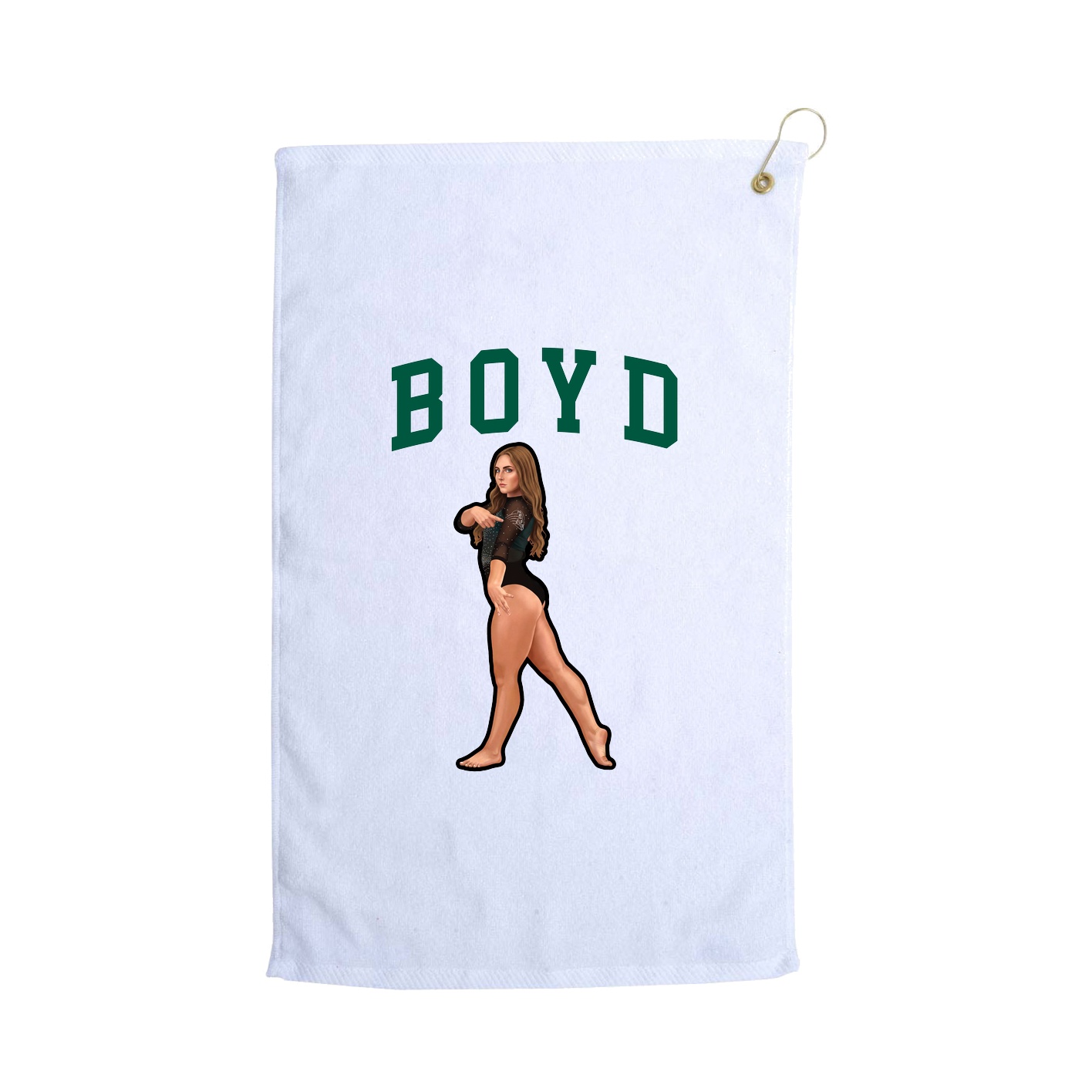 Golf Towel — Shirsey in White