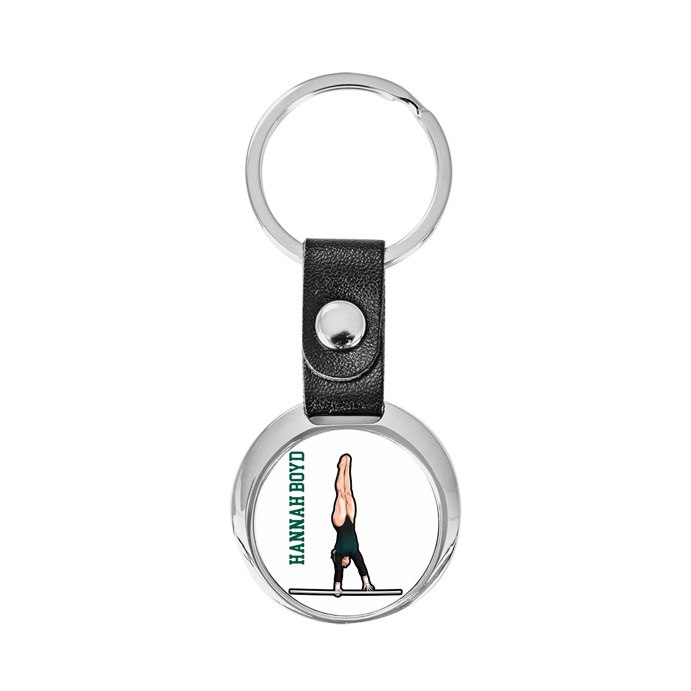 Key Chain — Name Vertical in Classic