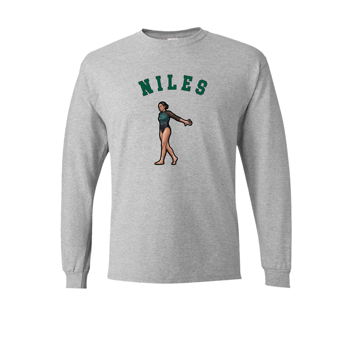 Long Sleeve Tee — Shirsey Arch in Grey