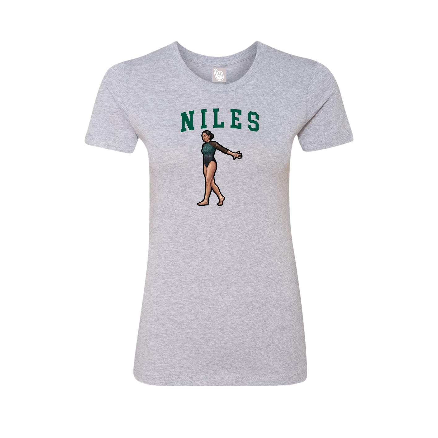 Fitted Women's Tee — Shirsey in Grey