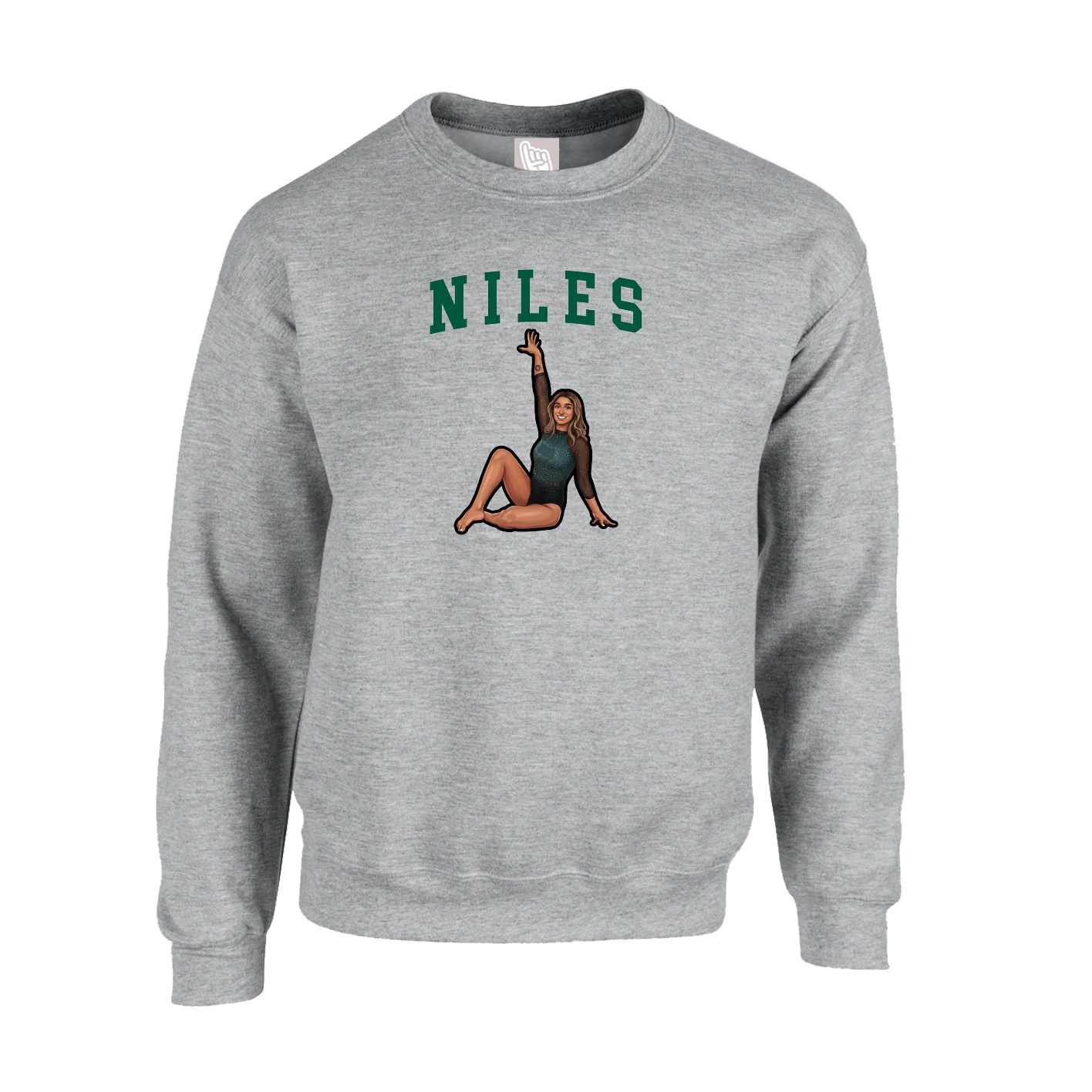 Fleece Crew — Shirsey in Grey
