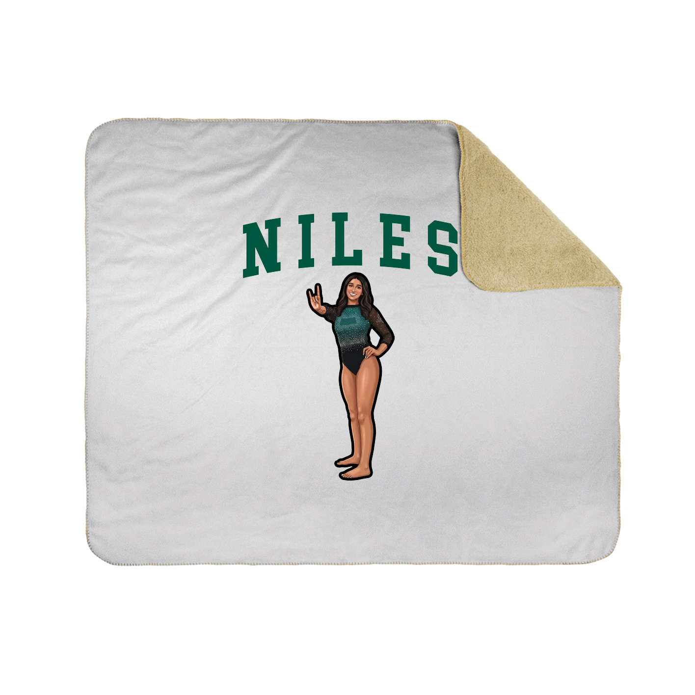 Throw Blanket — Shirsey in White