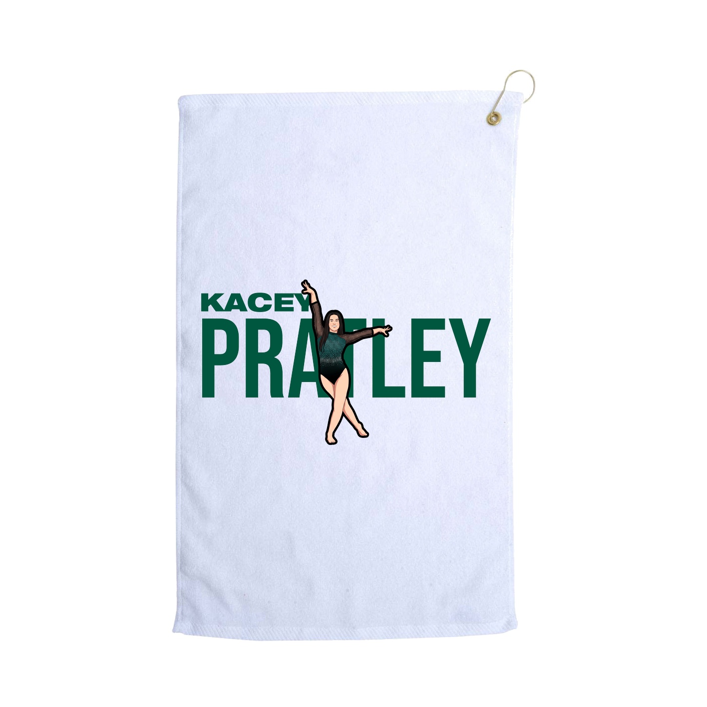 Golf Towel — Player Name in White