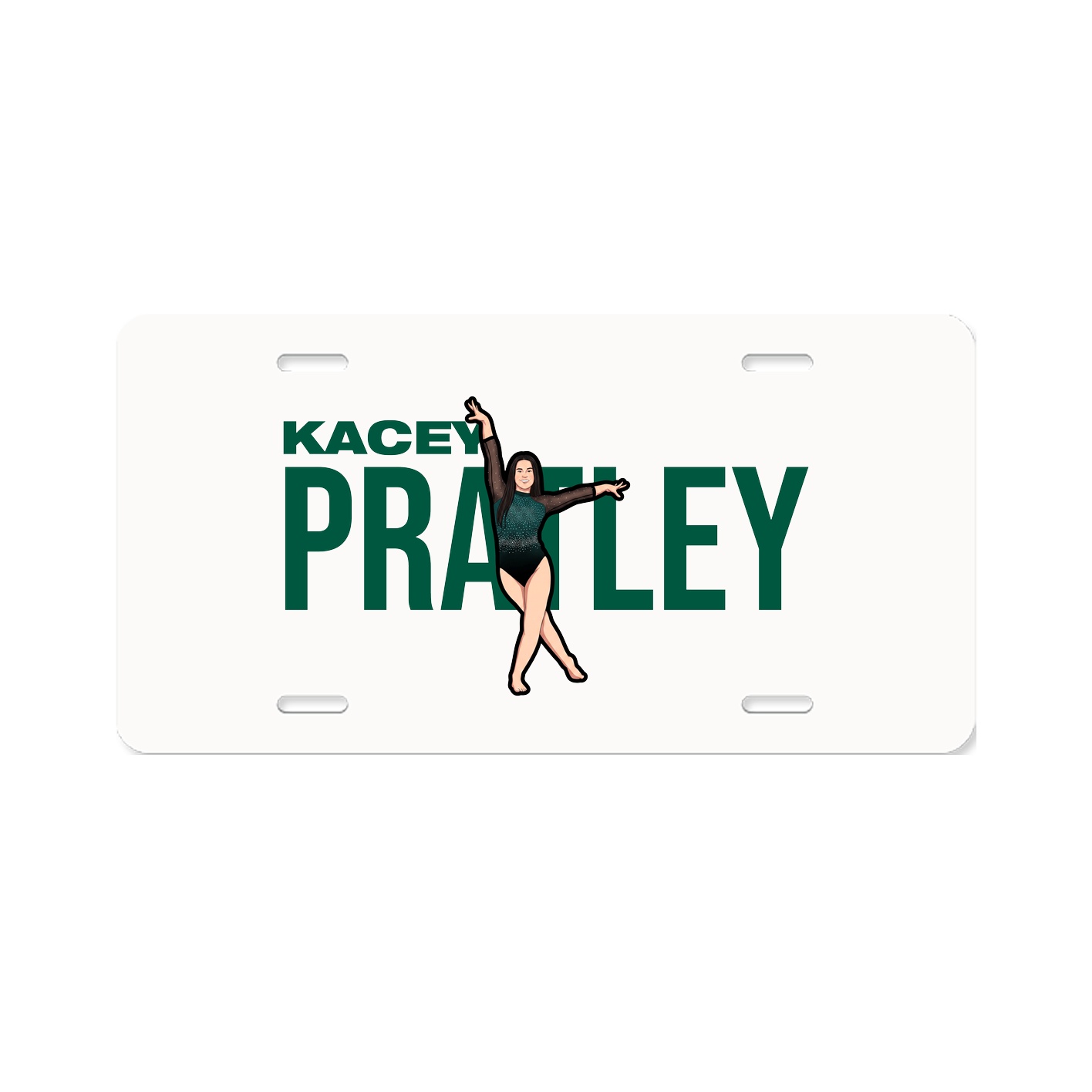 License Plate — Player Name in Classic