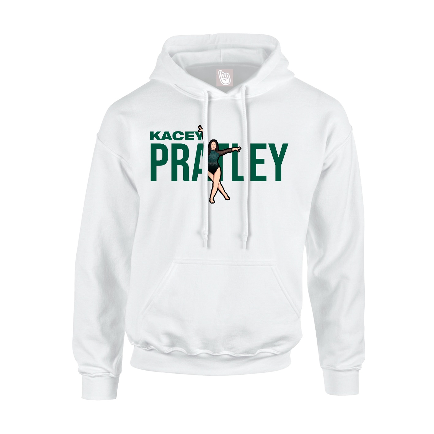 Youth Hoodie — Player Name in White