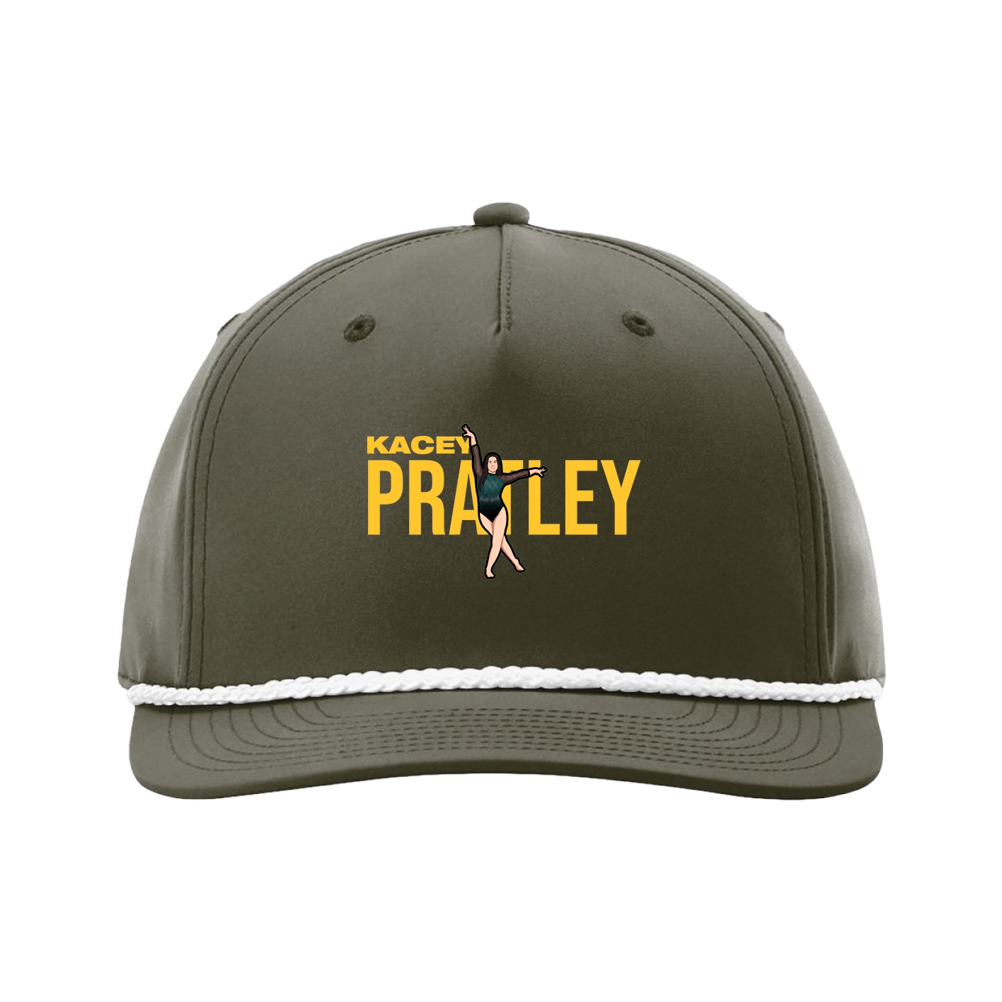 Five-Panel Classic Rope Cap — Player Name in Green