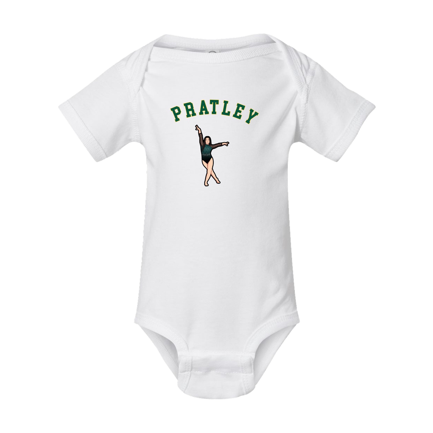 Baby Onesie — Shirsey Arch in White