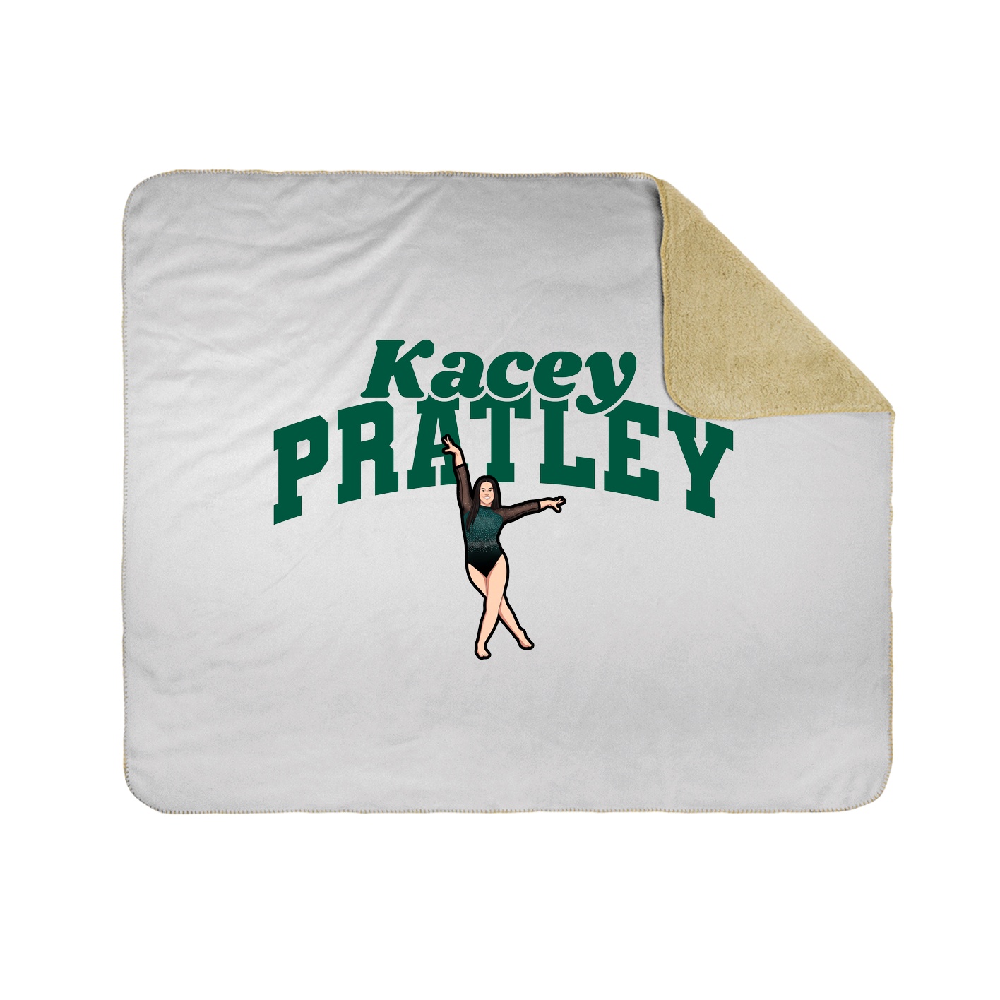 Throw Blanket — Signature Arch in White