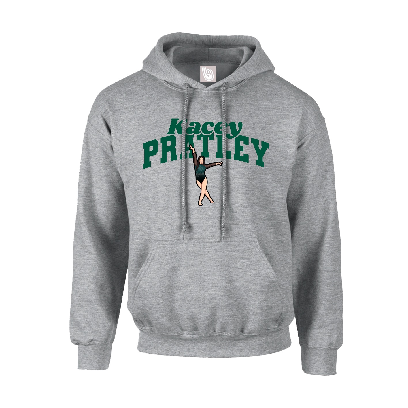 Hoodie — Signature Arch in Grey