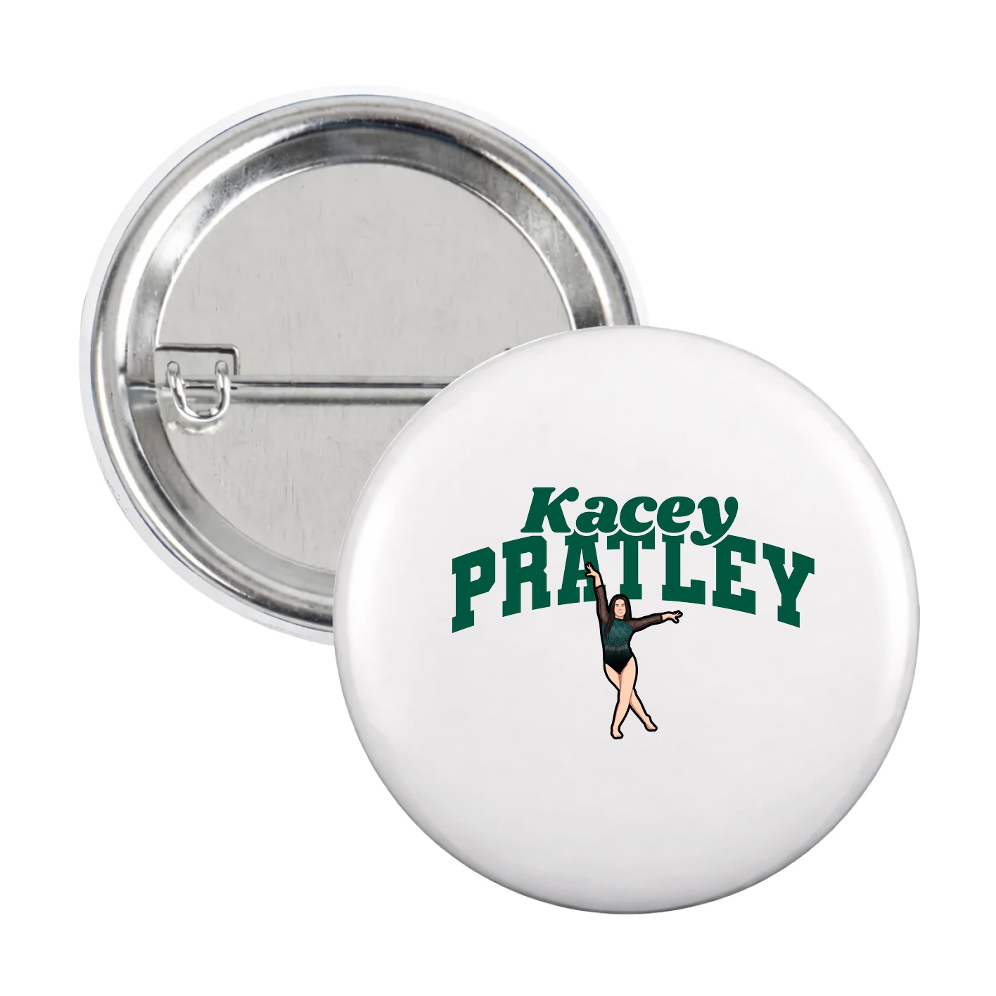 Game Day Button — Signature Arch in White