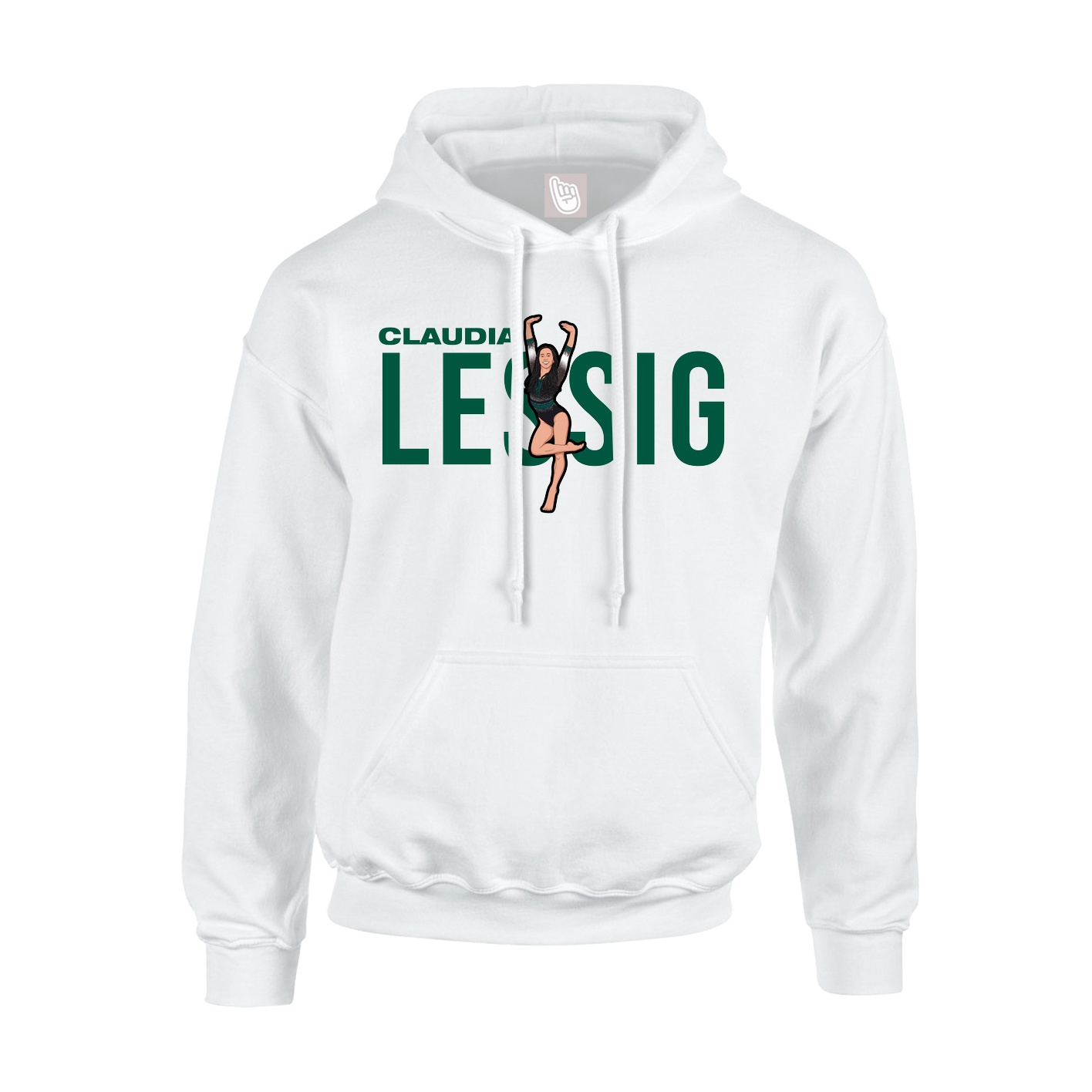 Hoodie — Player Name in White