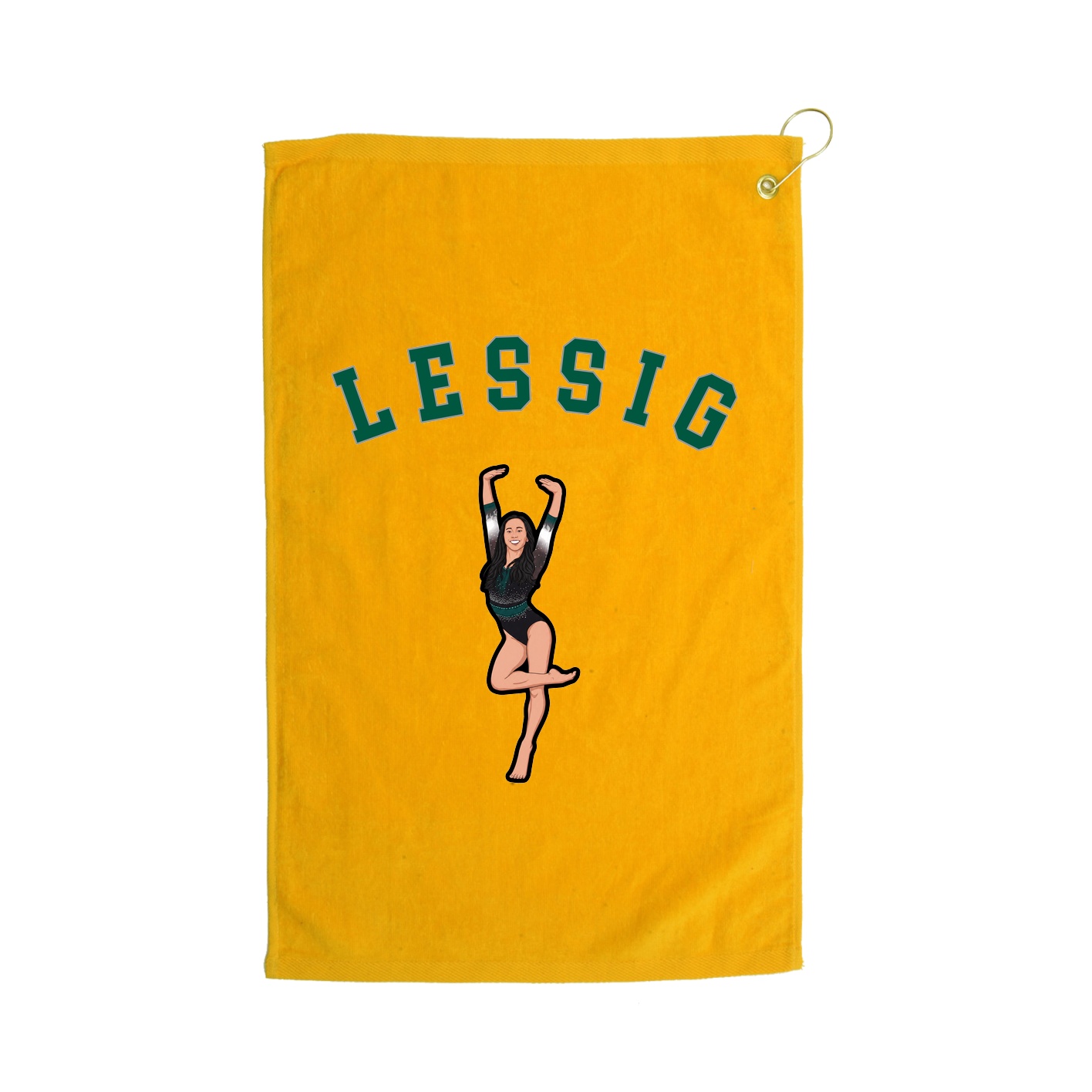 Golf Towel — Shirsey Arch in Gold
