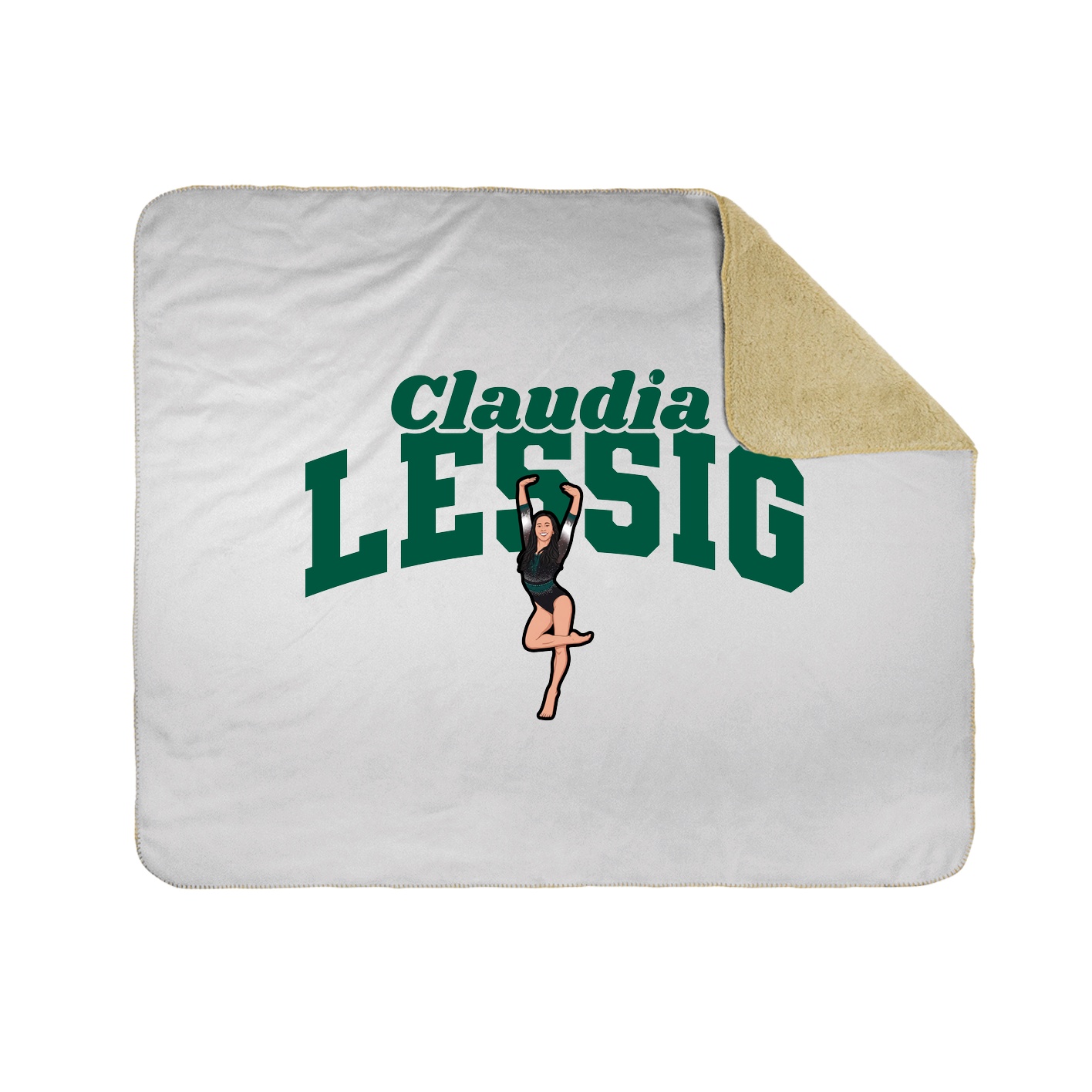 Throw Blanket — Signature Arch in White