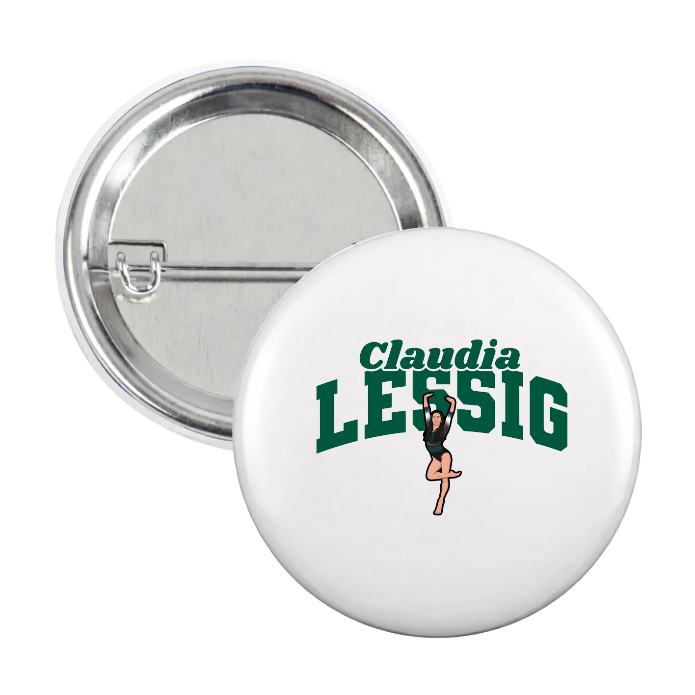 Game Day Button — Signature Arch in White