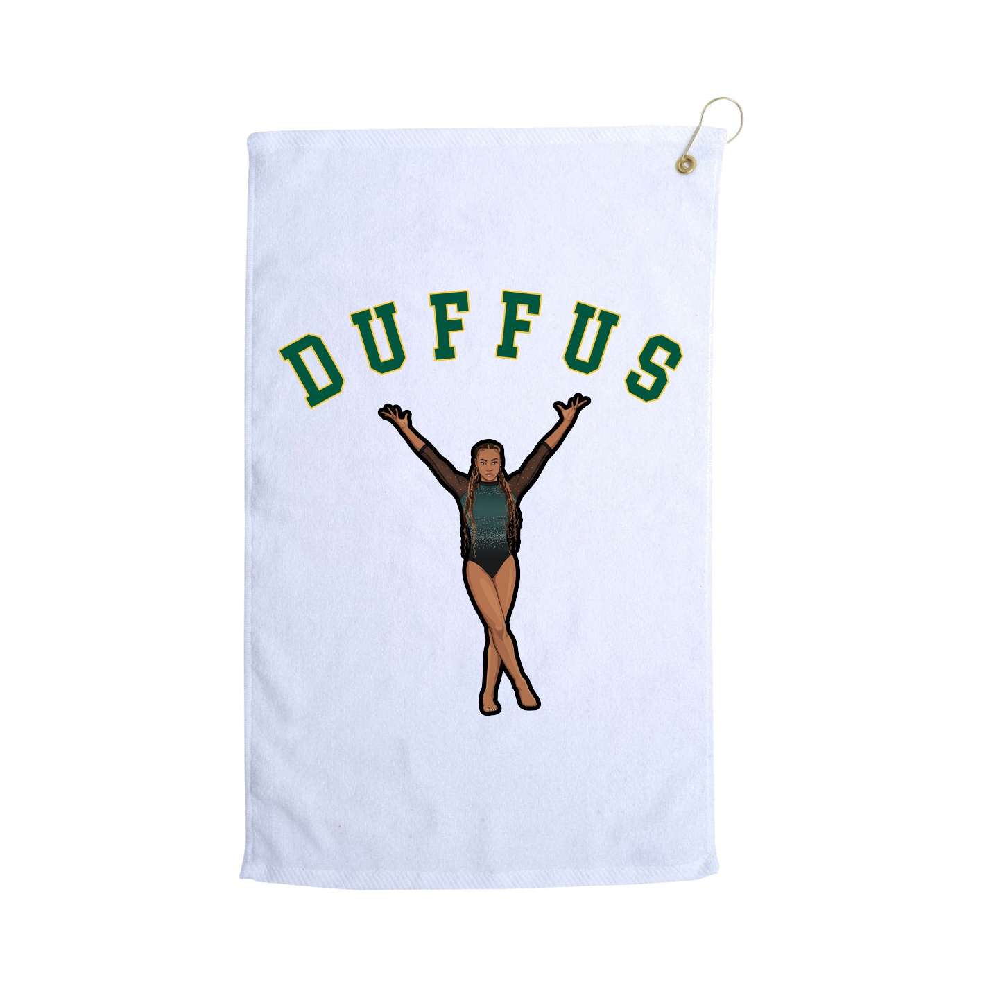 Golf Towel — Shirsey Arch in White