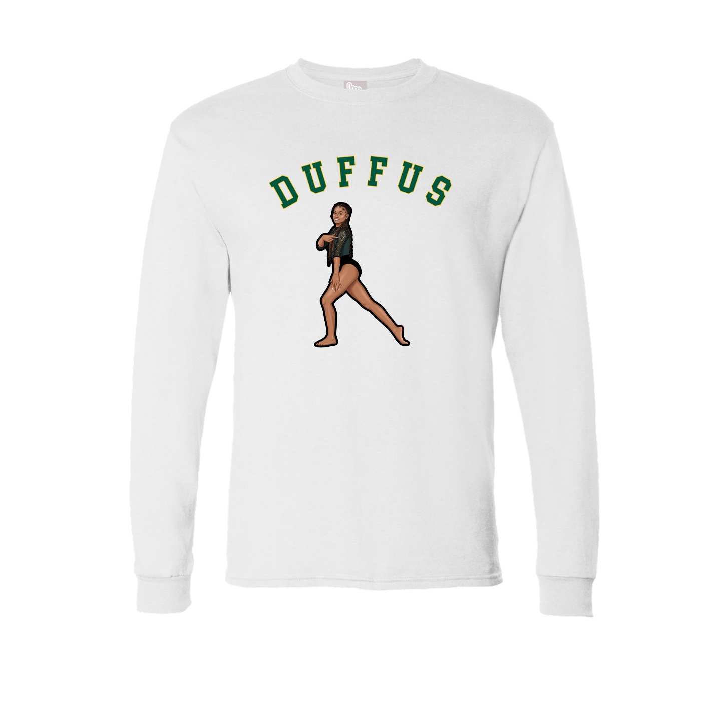 Long Sleeve Tee — Shirsey Arch in White