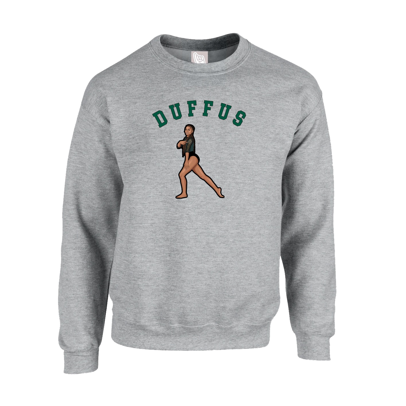 Fleece Crew — Shirsey Arch in Grey