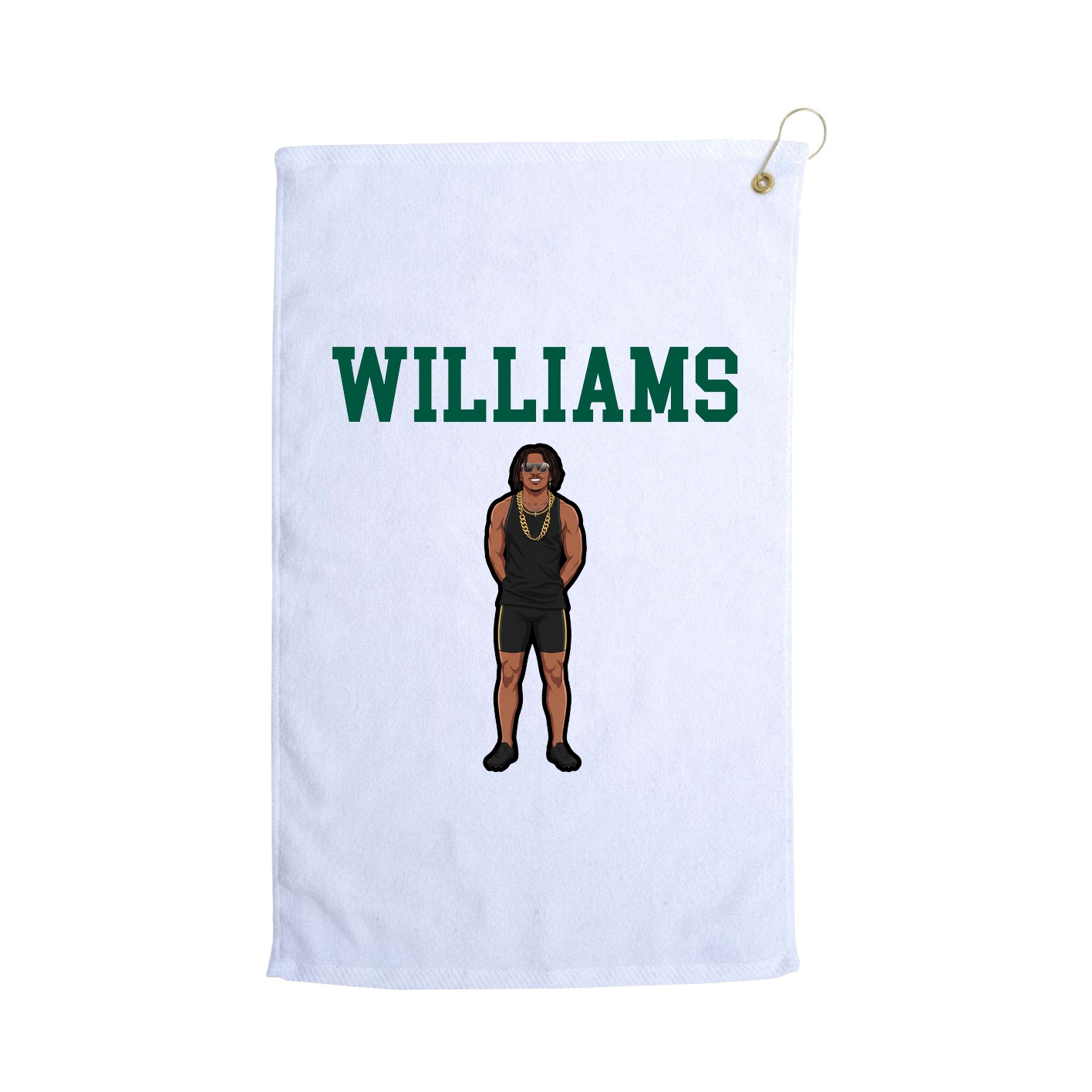 Golf Towel — Shirsey in White