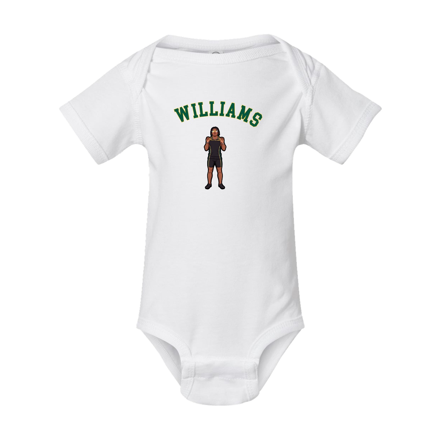 Baby Onesie — Shirsey Arch in White