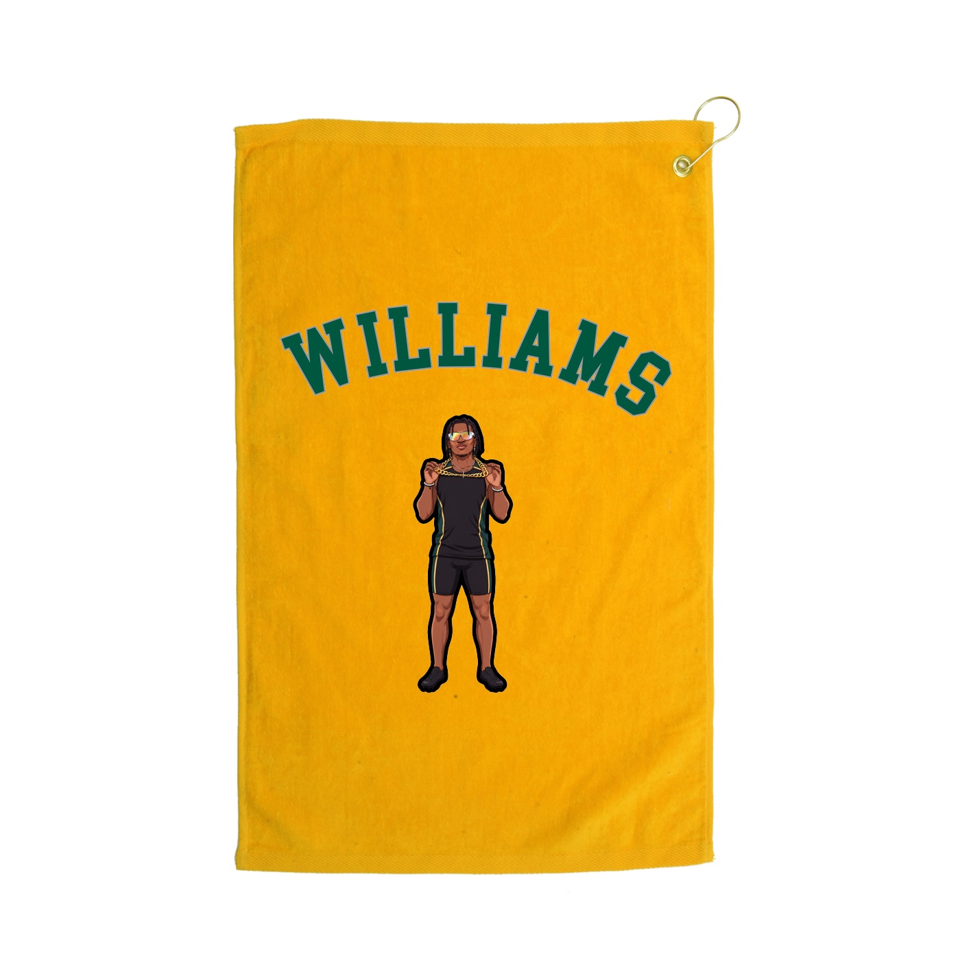 Golf Towel — Shirsey Arch in Gold