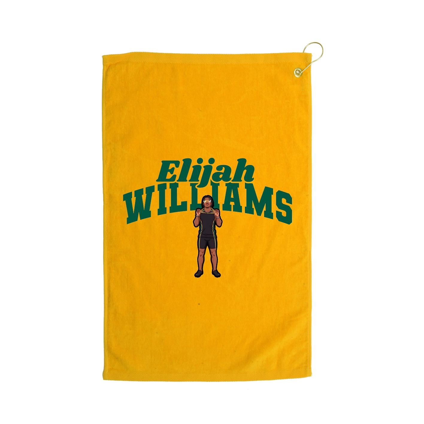 Golf Towel — Signature Arch in Gold