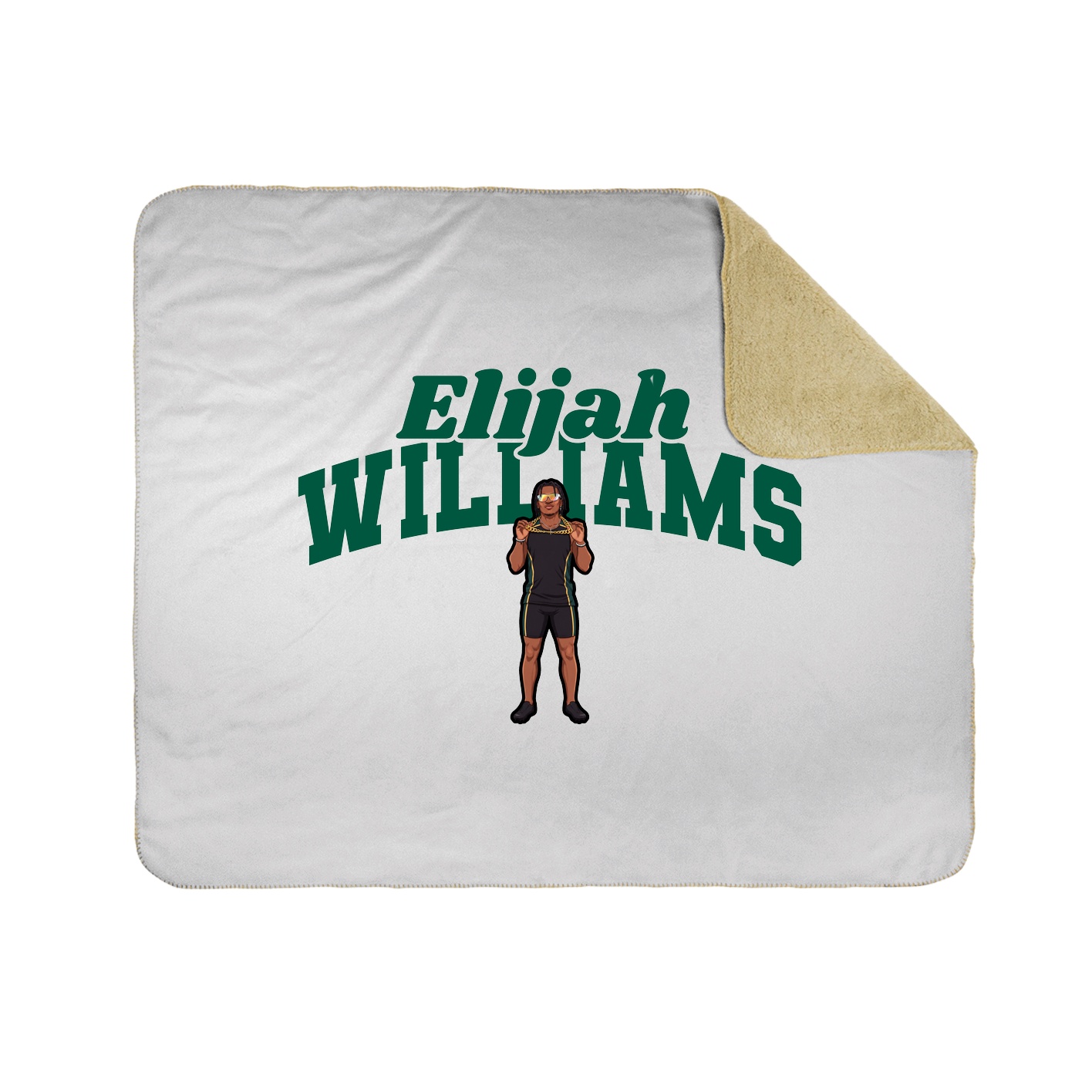 Throw Blanket — Signature Arch in White