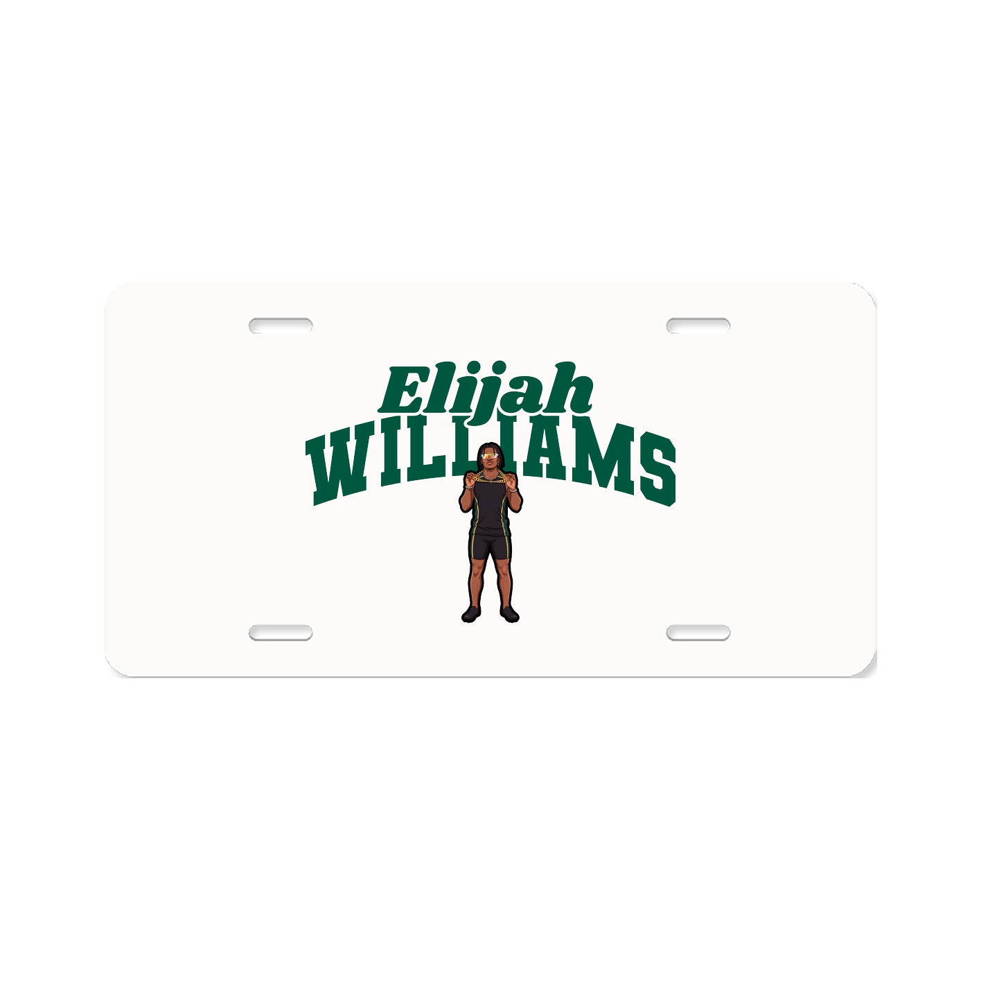 License Plate — Signature Arch in Classic
