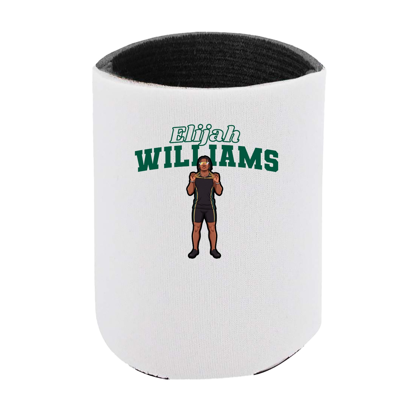 Can Holder — Name Arch in White