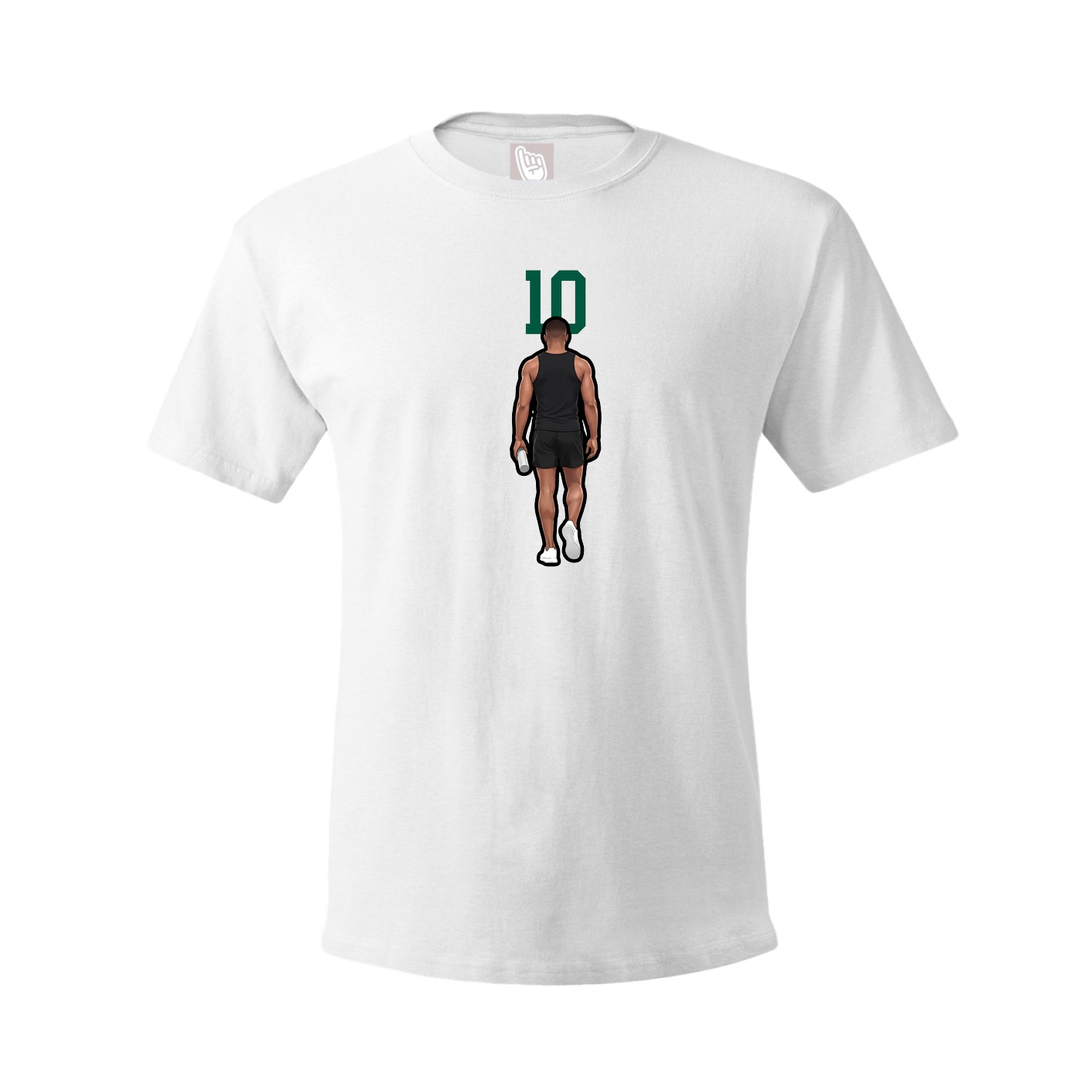 Tee — Number Top in White
