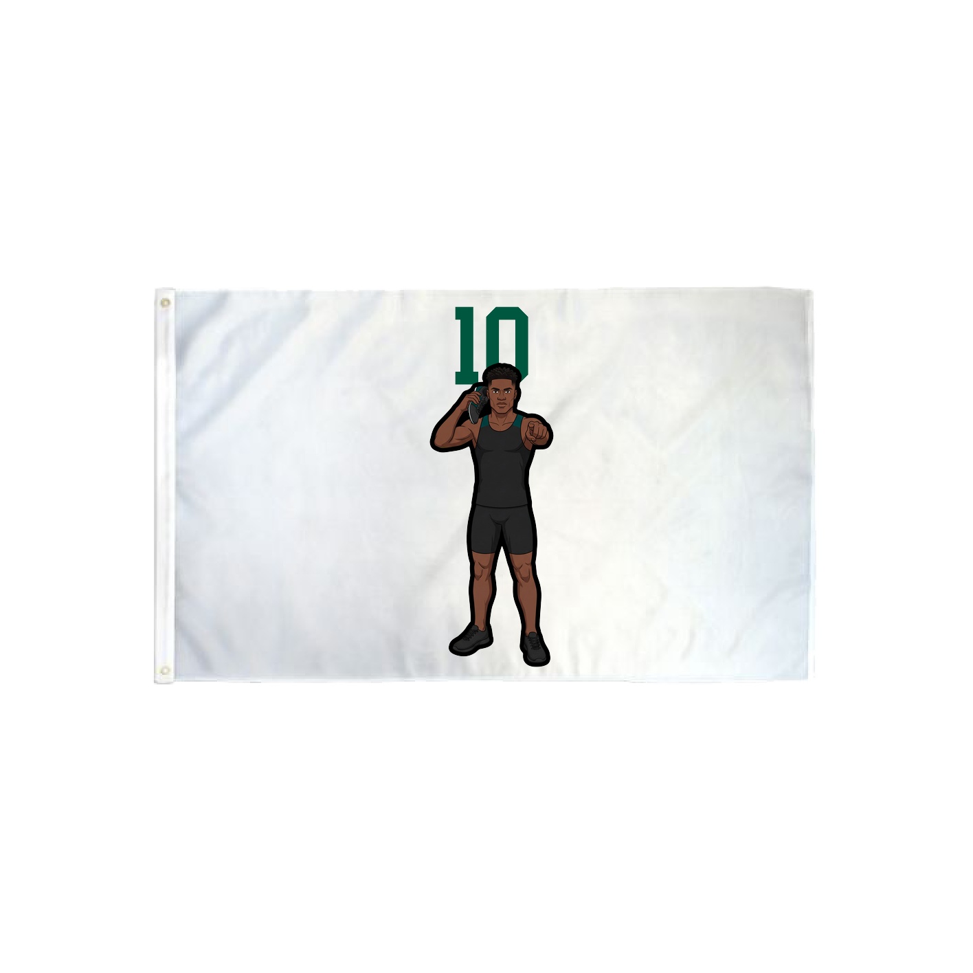 3x5 Flag — Number Top in Classic