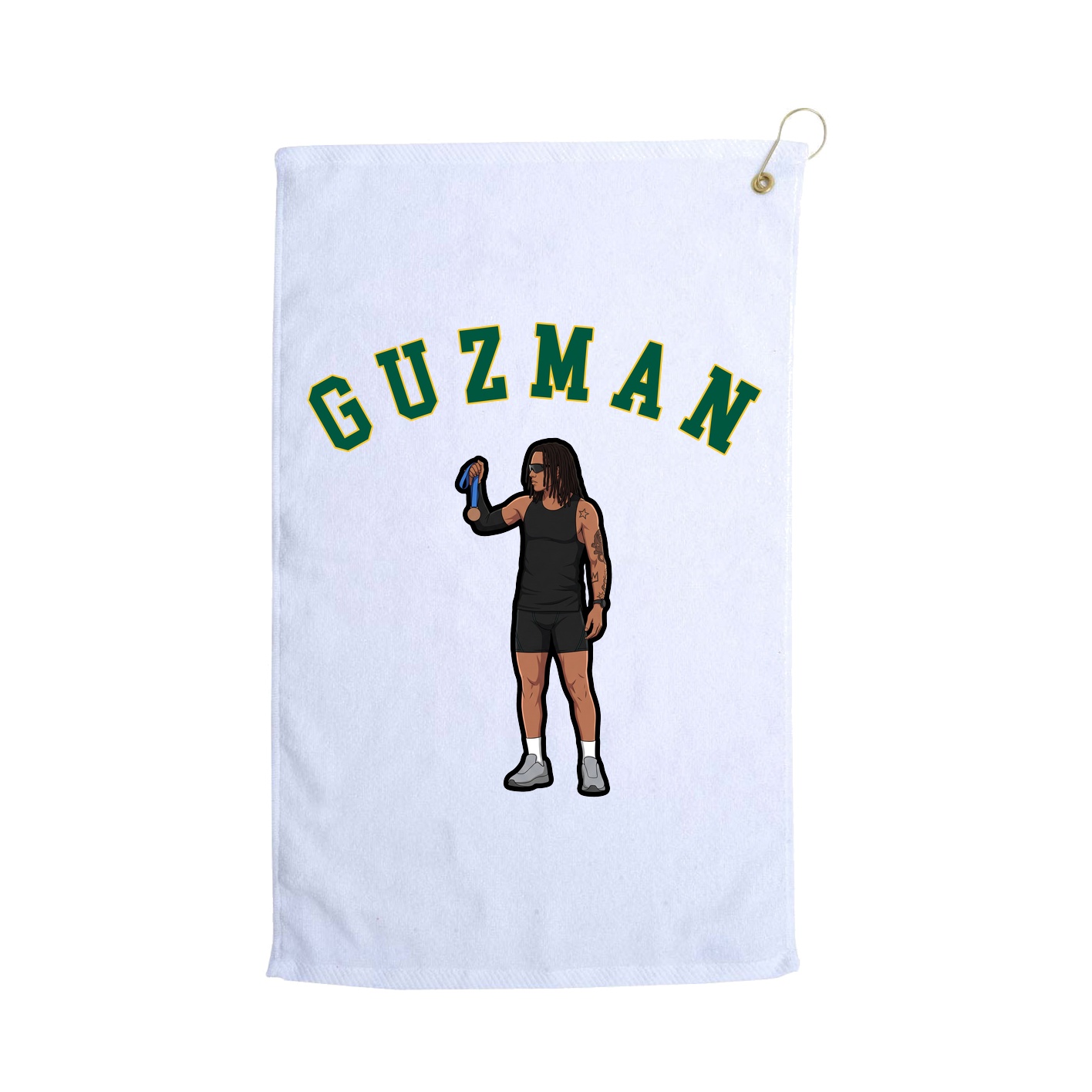 Golf Towel — Shirsey Arch in White