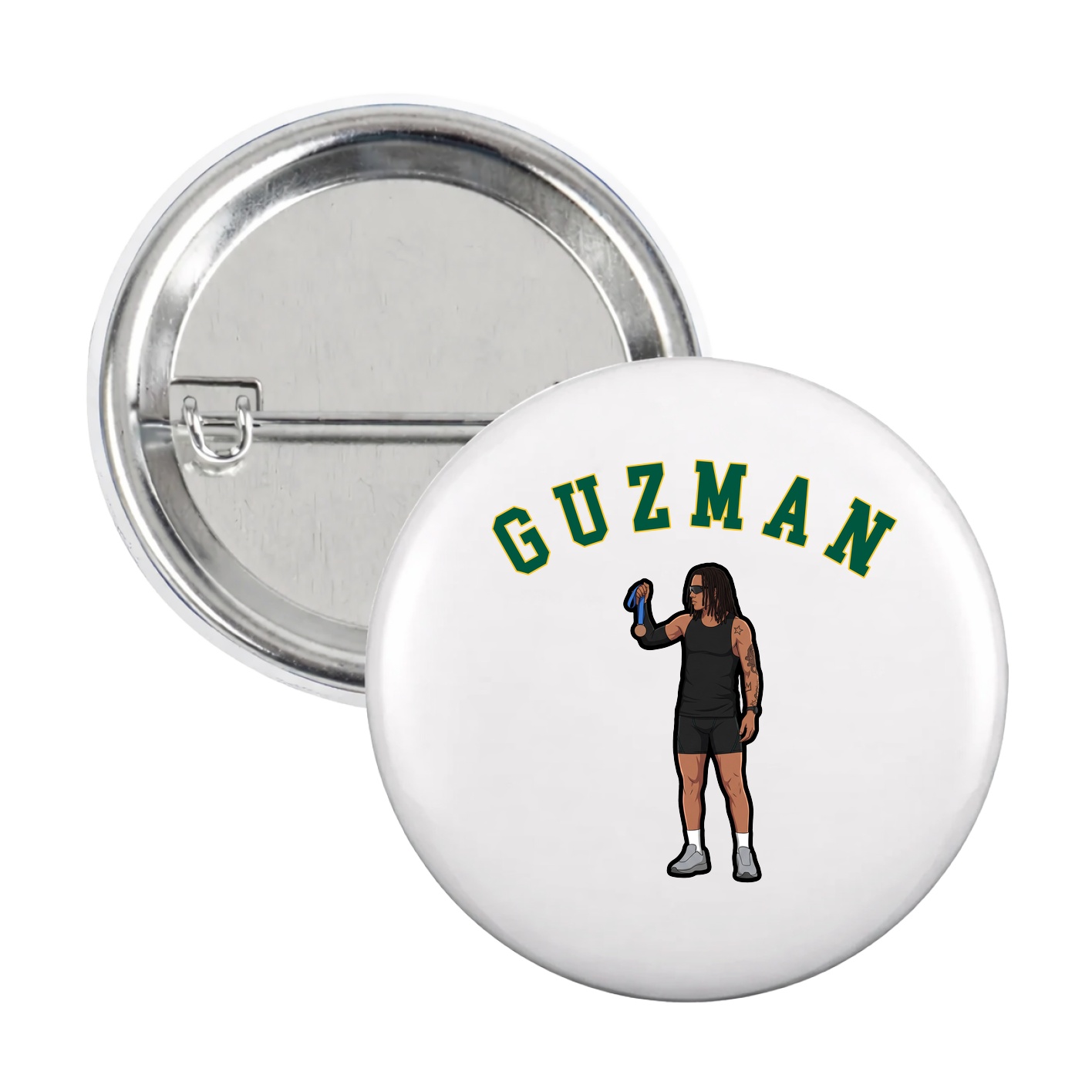 Game Day Button — Shirsey Arch in White