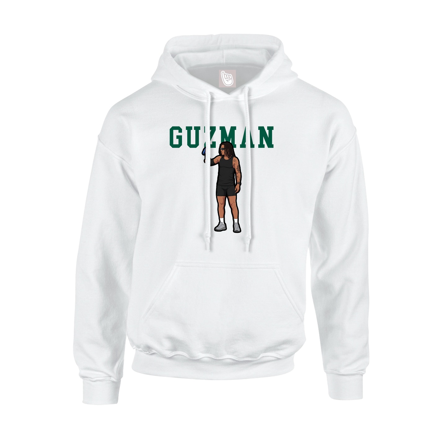 Hoodie — Shirsey in White