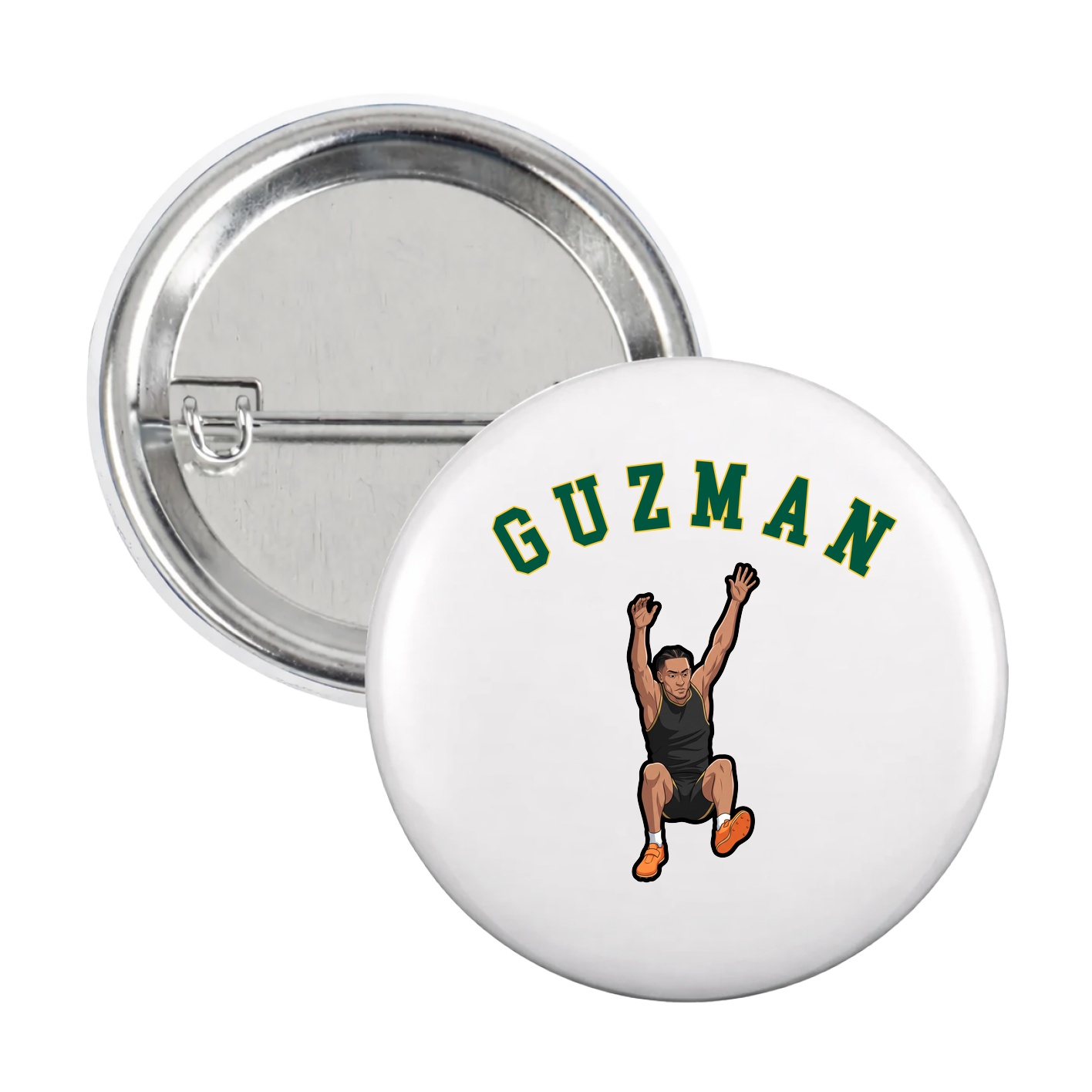 Game Day Button — Shirsey Arch in White