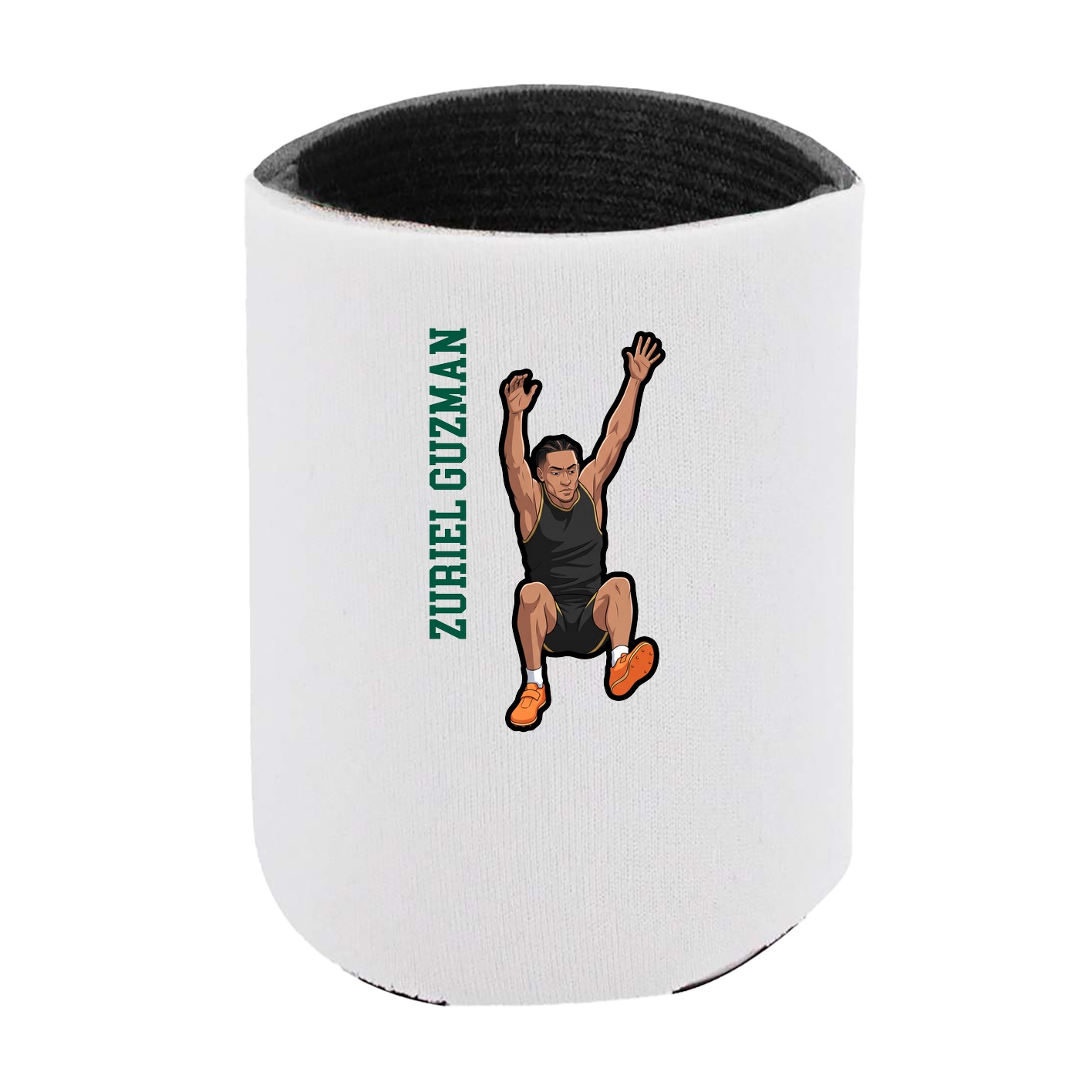 Can Holder — Name Vertical in White