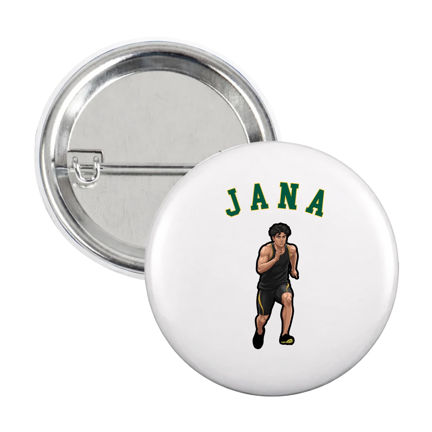 Game Day Button — Shirsey Arch in White