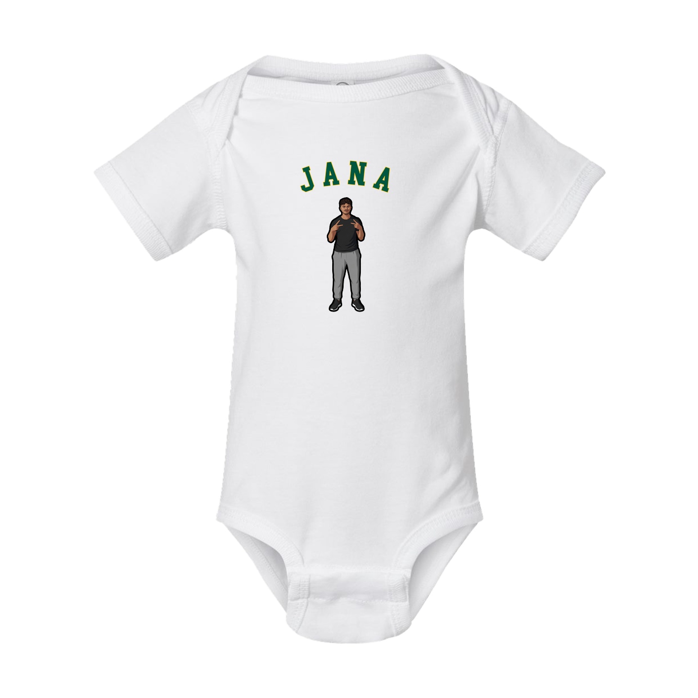 Baby Onesie — Shirsey Arch in White