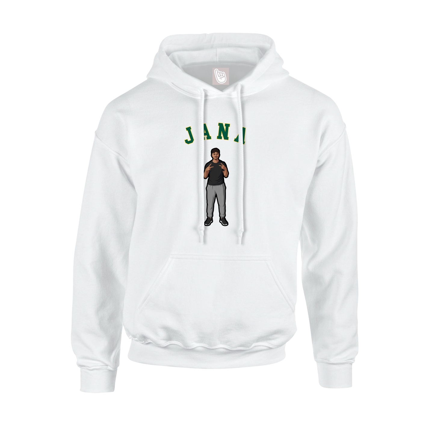 Youth Hoodie — Shirsey Arch in White