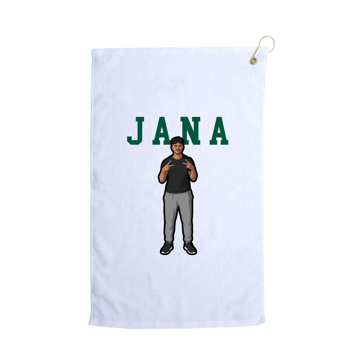 Golf Towel — Shirsey in White