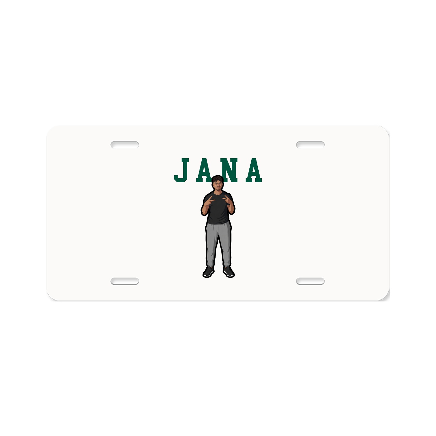 License Plate — Shirsey in Classic