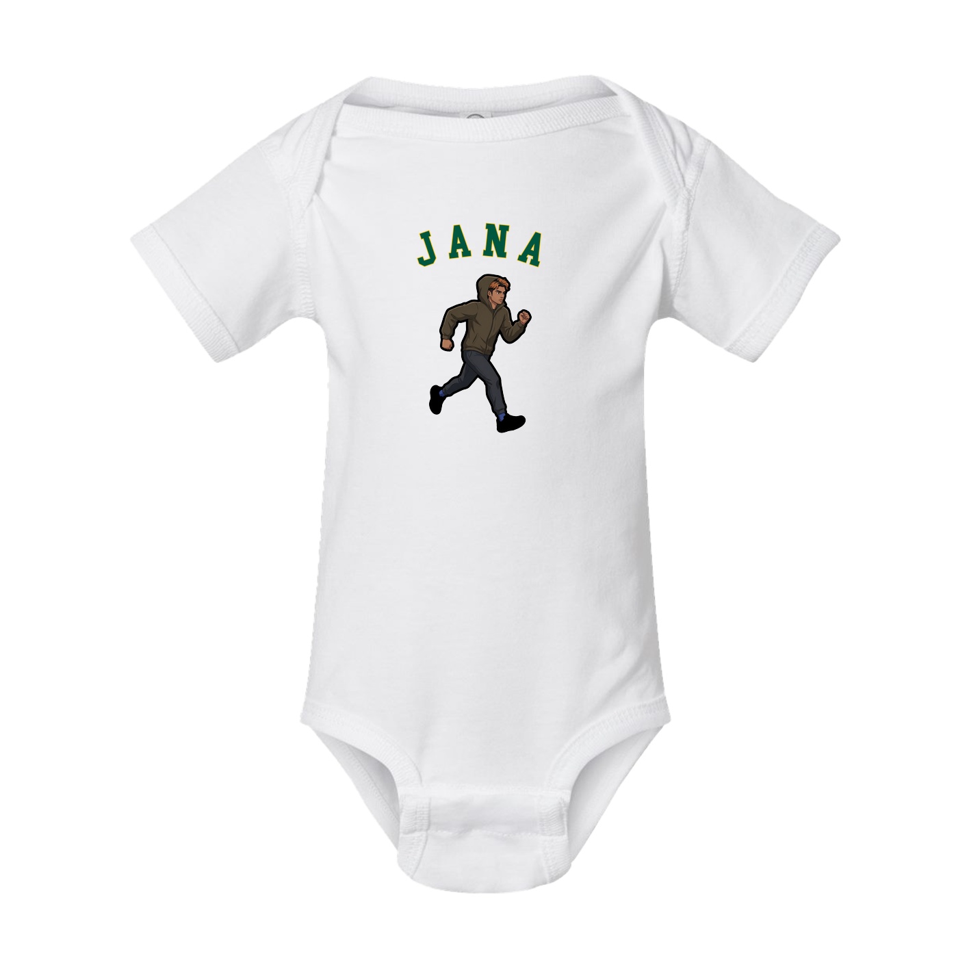 Baby Onesie — Shirsey Arch in White