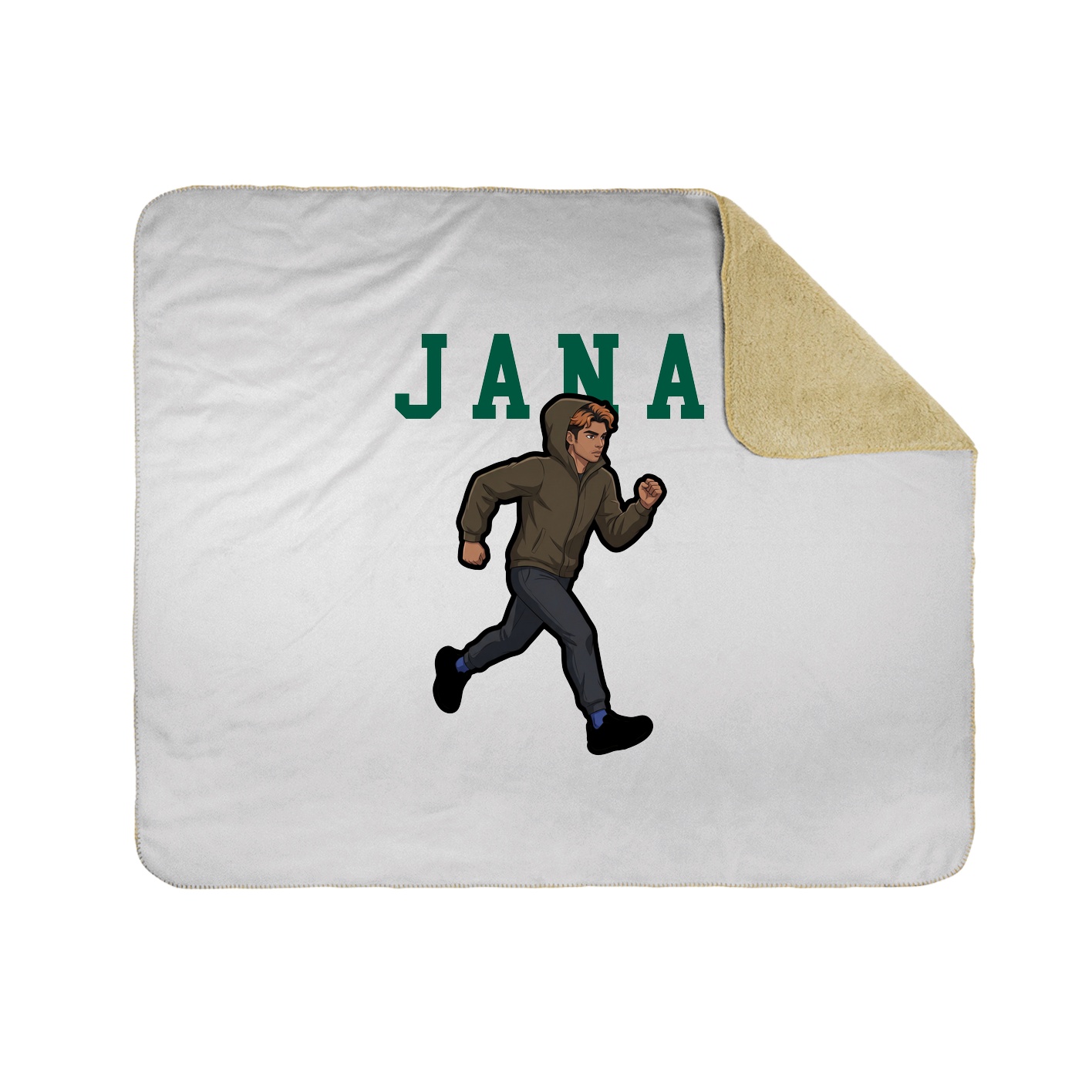 Throw Blanket — Shirsey in White