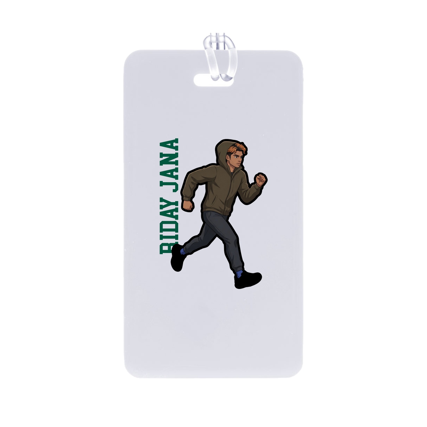 Bag Tag — Name Vertical in Classic