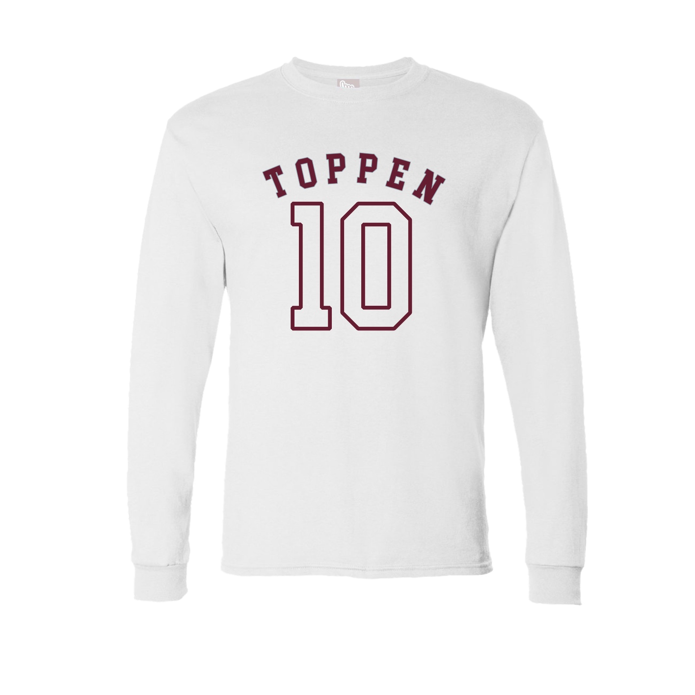 Long Sleeve Tee — Shirsey Arch in White