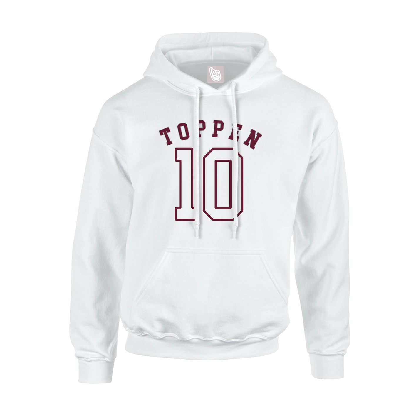 Hoodie — Shirsey Arch in White