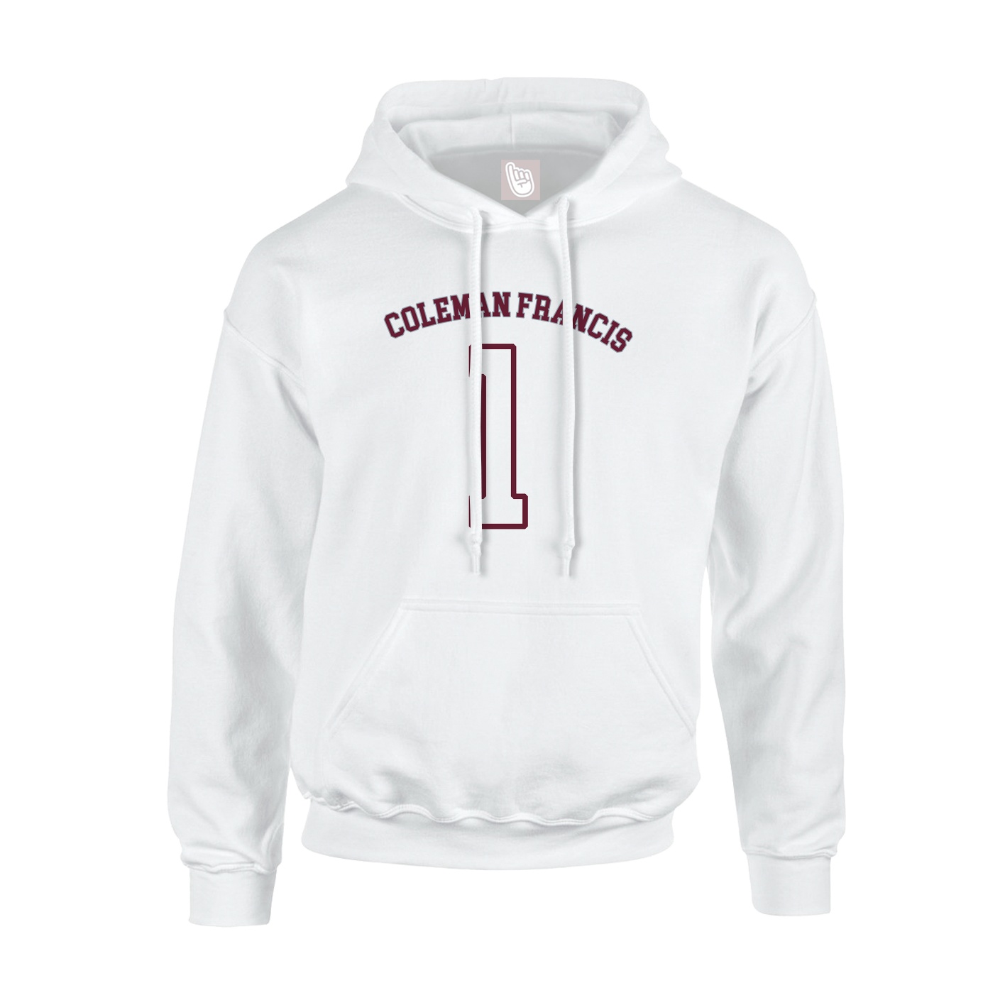 Hoodie — Shirsey Arch in White